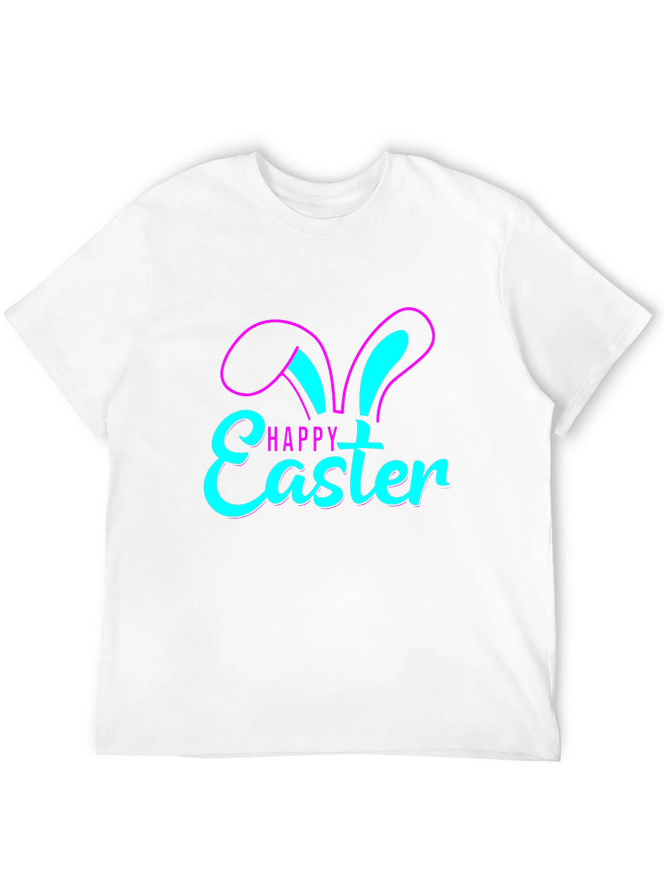 Happy Easter Bunny Ears Graphic T-Shirt