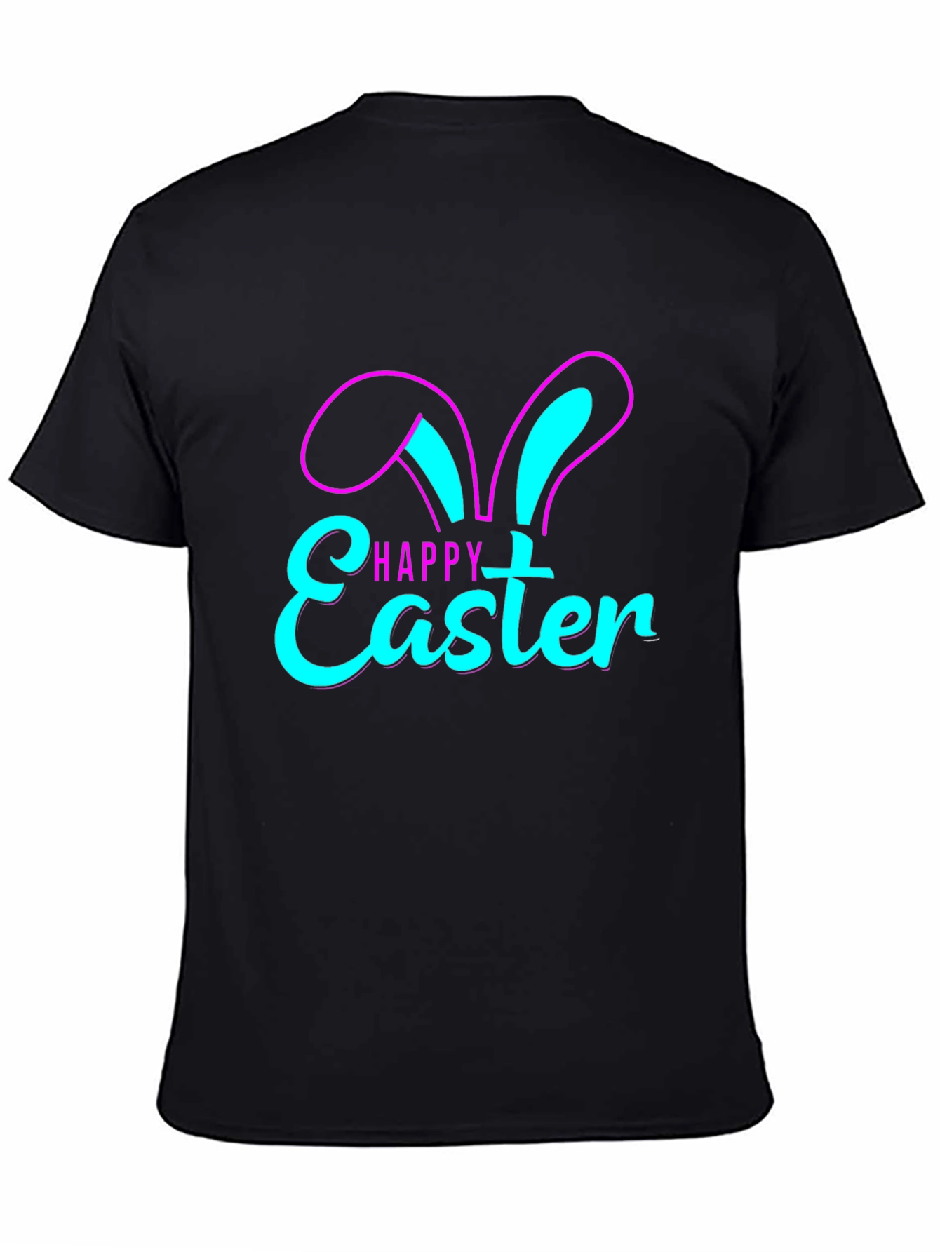 Happy Easter Bunny Ears Graphic T-Shirt