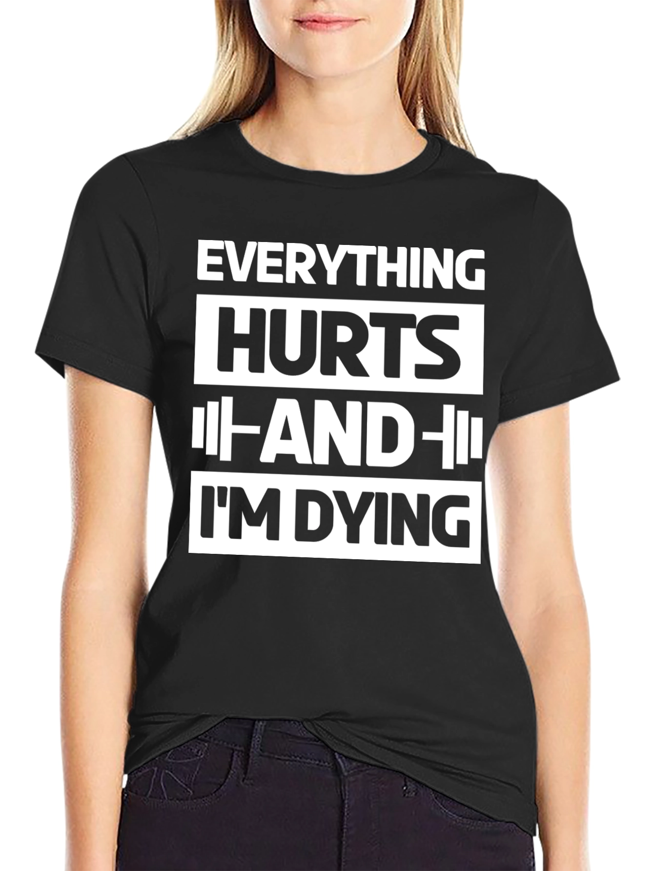 Everything Hurts Funny Workout T-Shirt