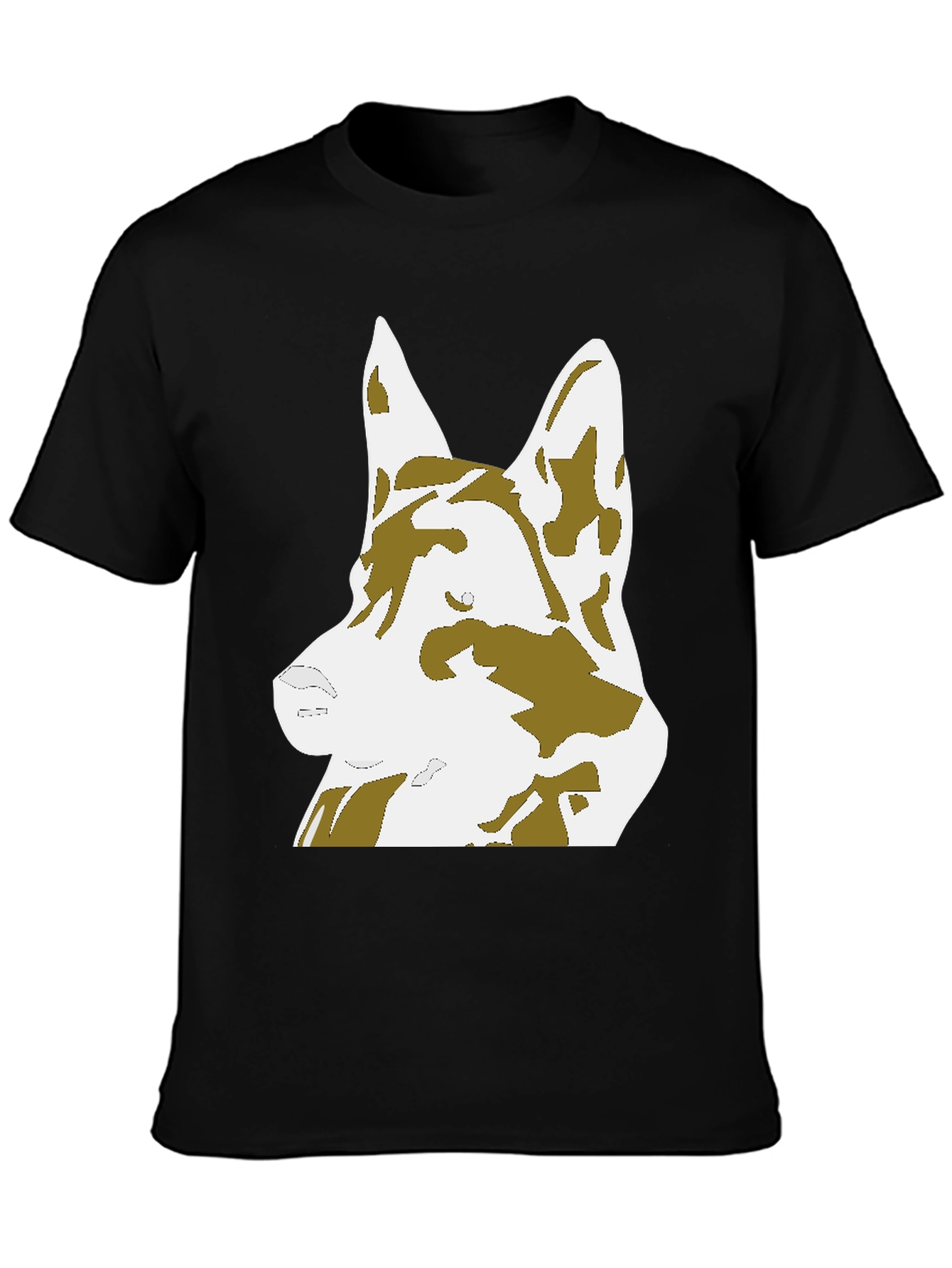 German Shepherd Graphic Tee - Black