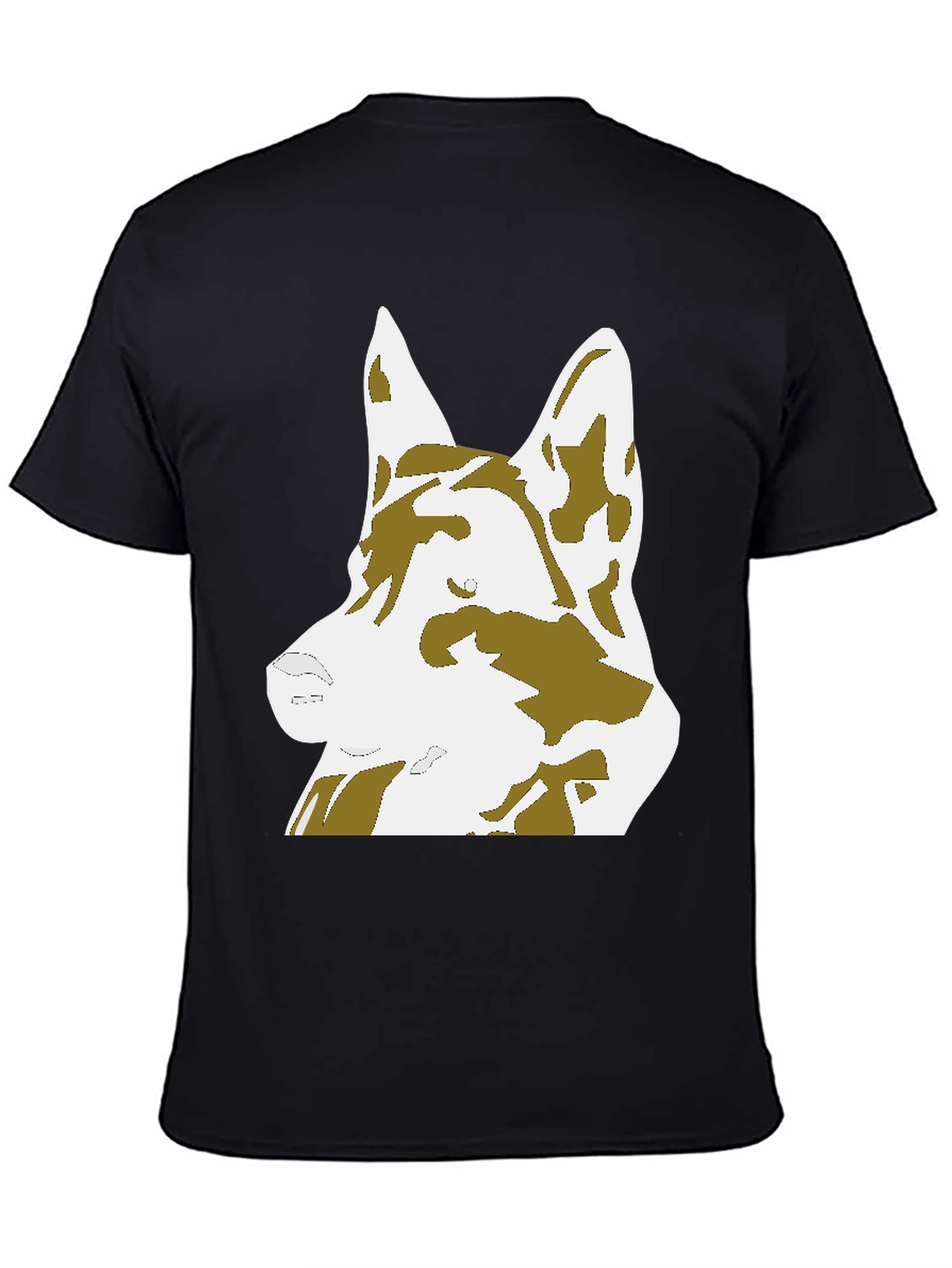 German Shepherd Graphic Tee - Black