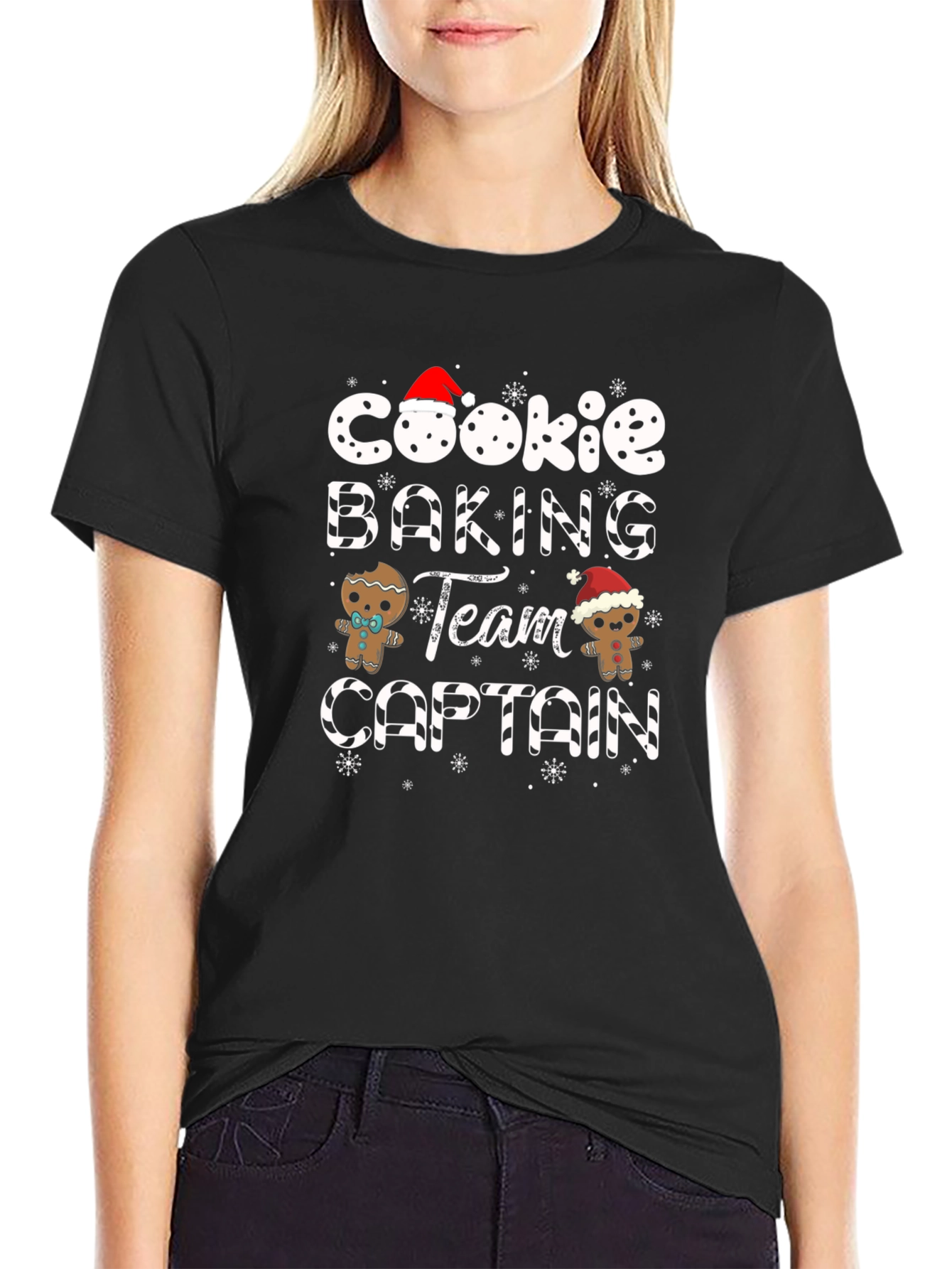 Cookie Baking Team Captain Christmas T-Shirt