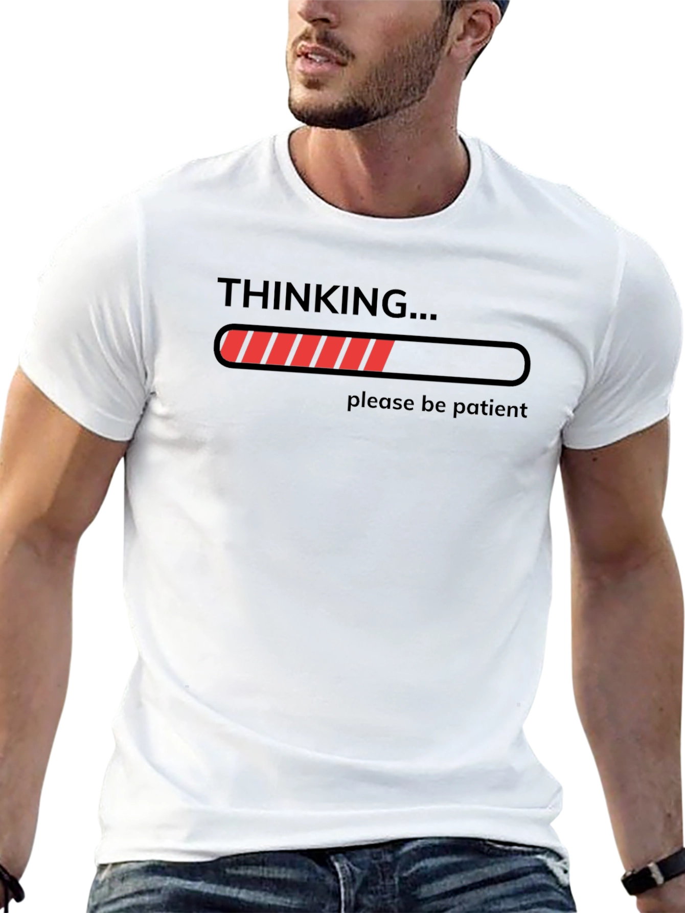 Thinking... Be Patient Graphic T-Shirt