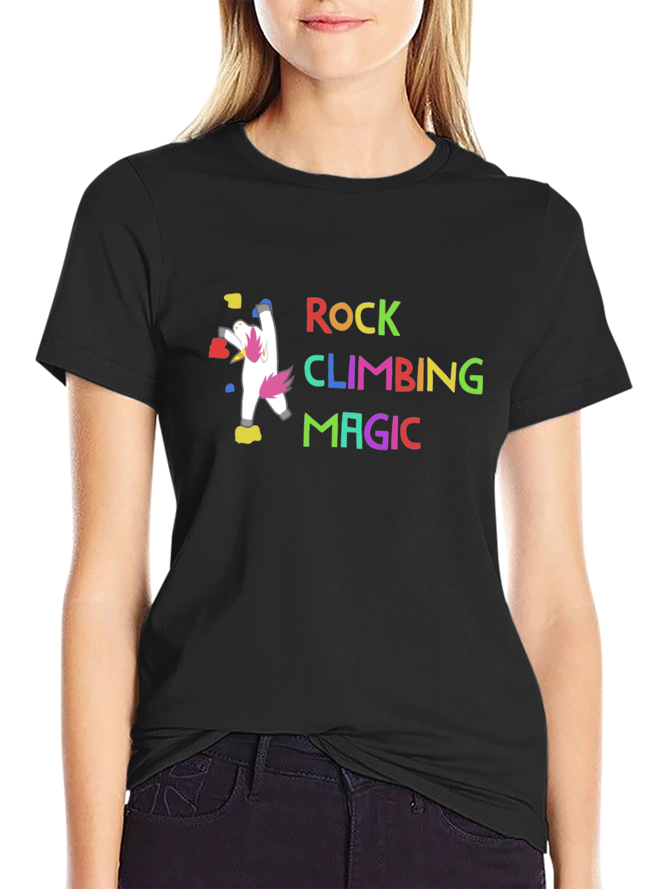 Rock Climbing Magic Graphic Tee