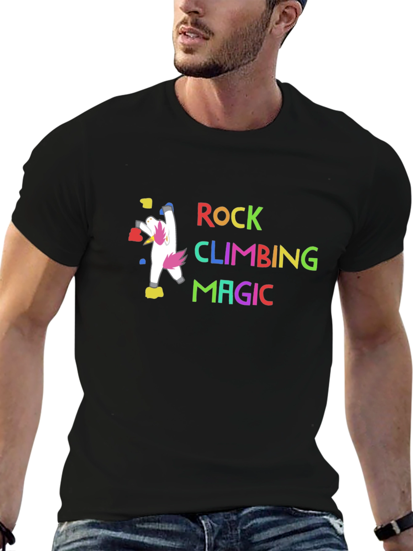 Rock Climbing Magic Graphic Tee