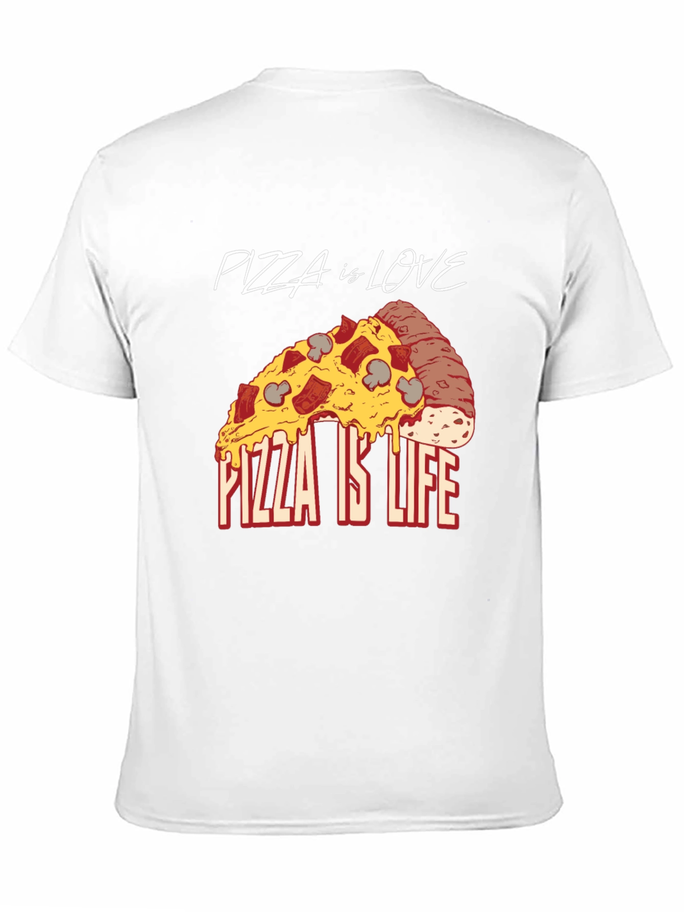 Pizza is Love Pizza is Life Graphic Tee