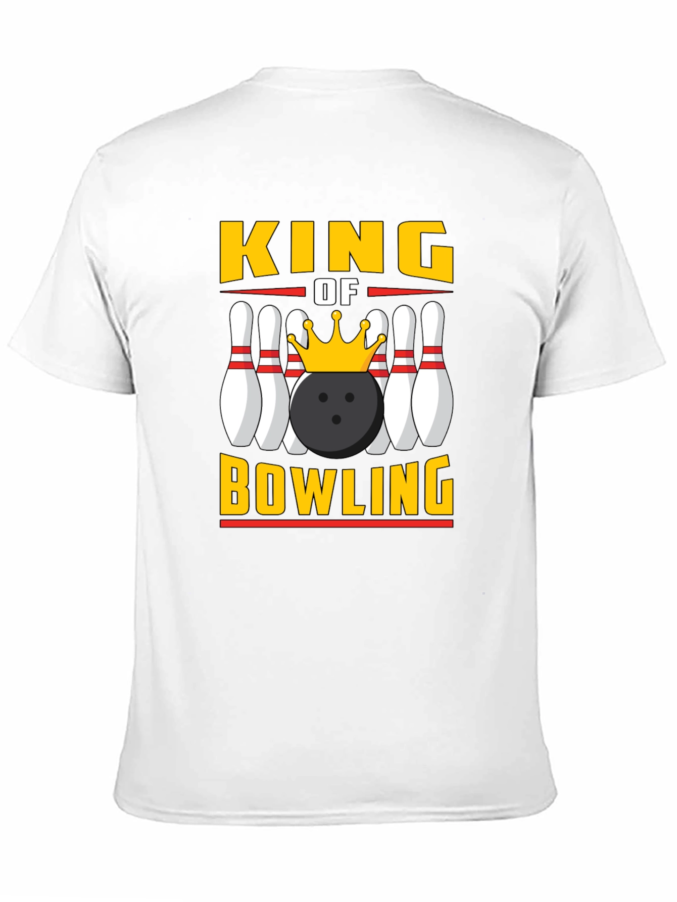 King of Bowling Graphic Tee - Strike Style!