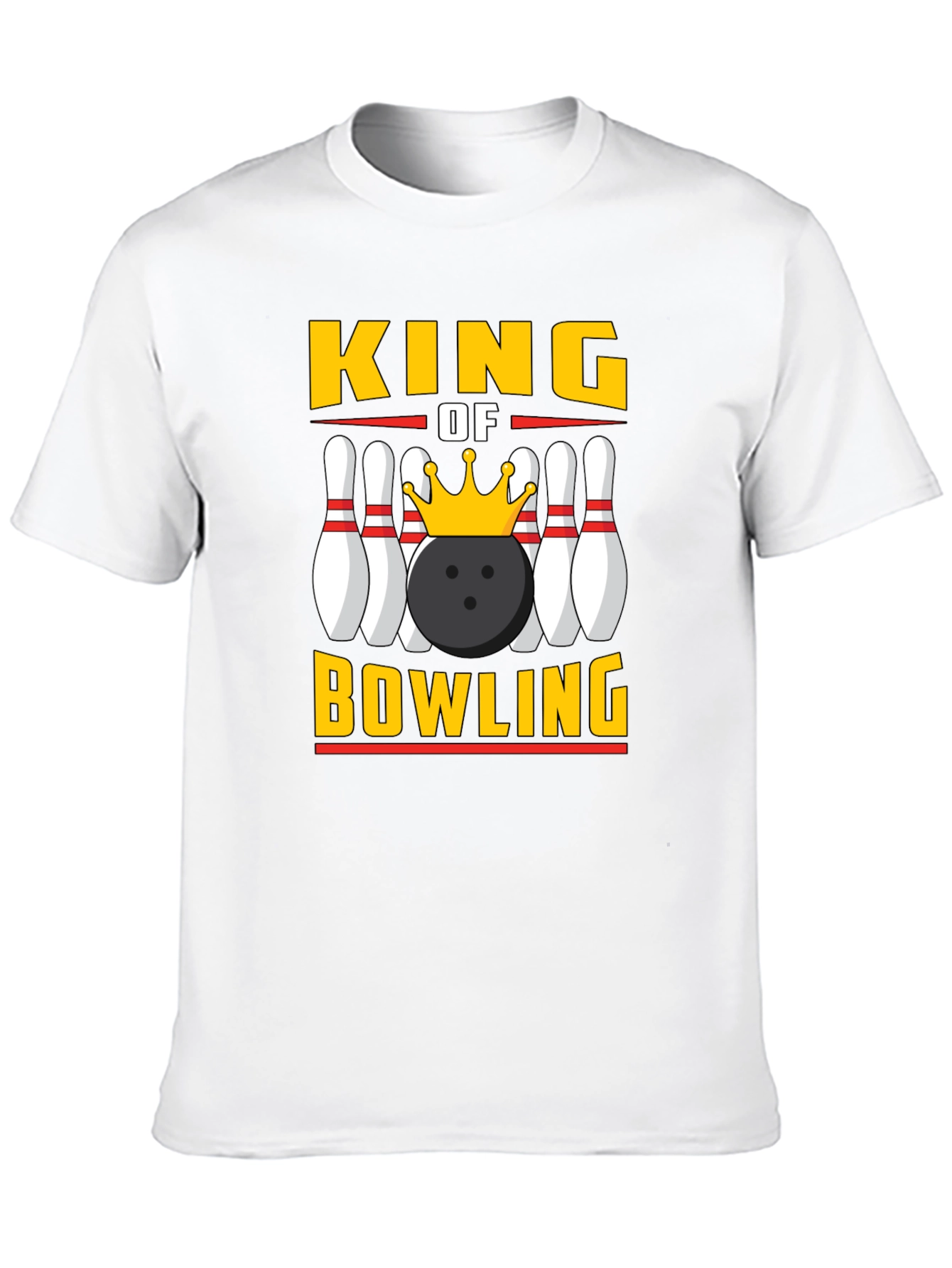 King of Bowling Graphic Tee - Strike Style!