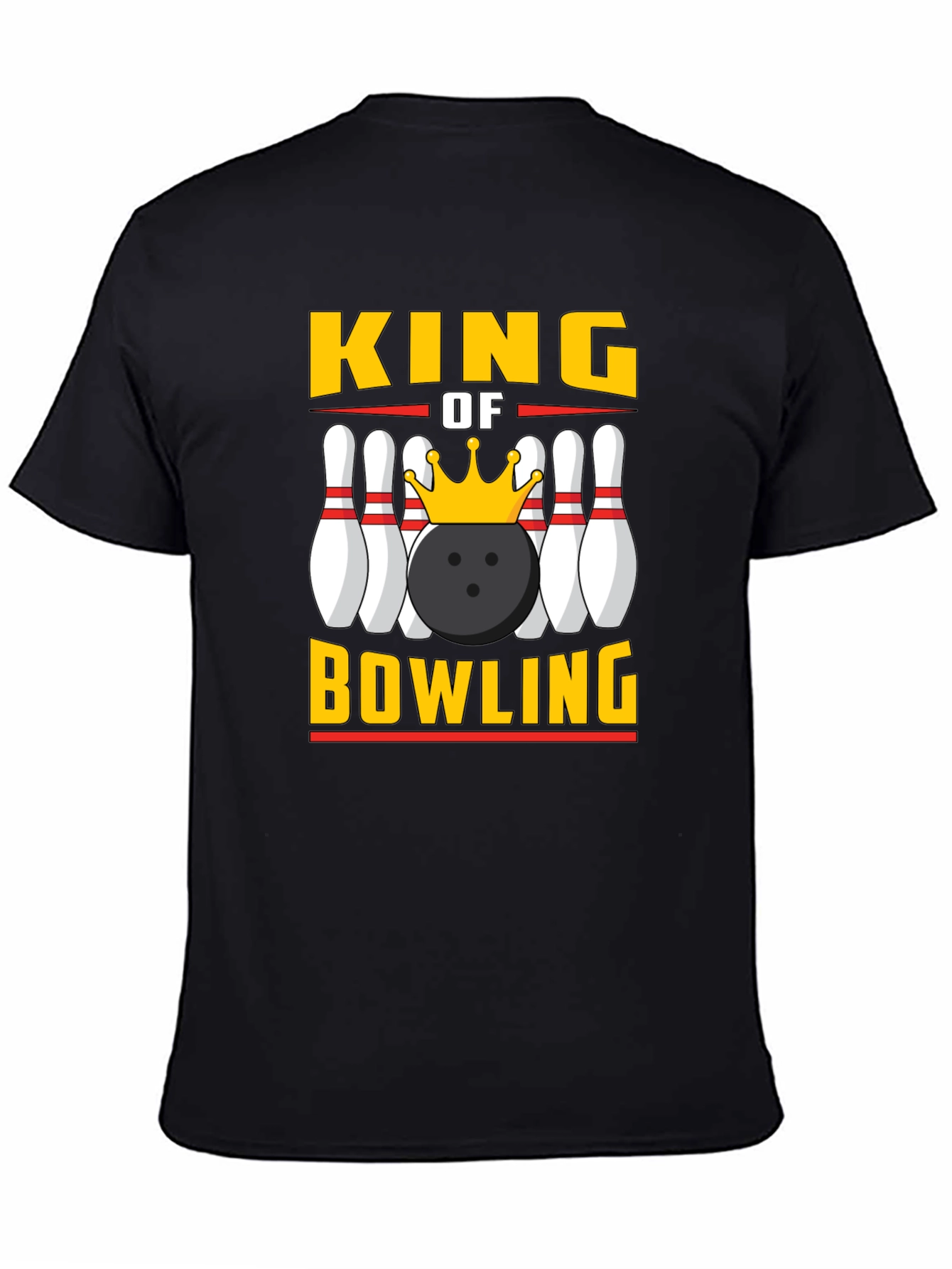 King of Bowling Graphic Tee - Strike Style!