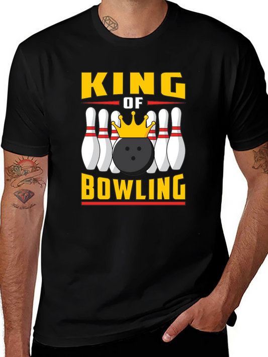 King of Bowling Graphic Tee - Strike Style!