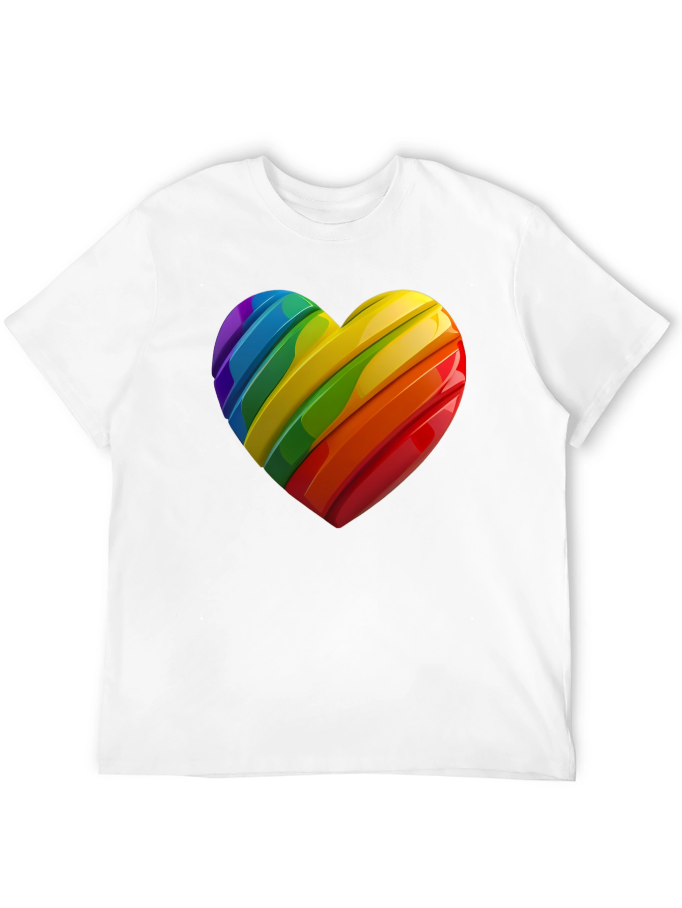 Rainbow Heart Pride T-Shirt