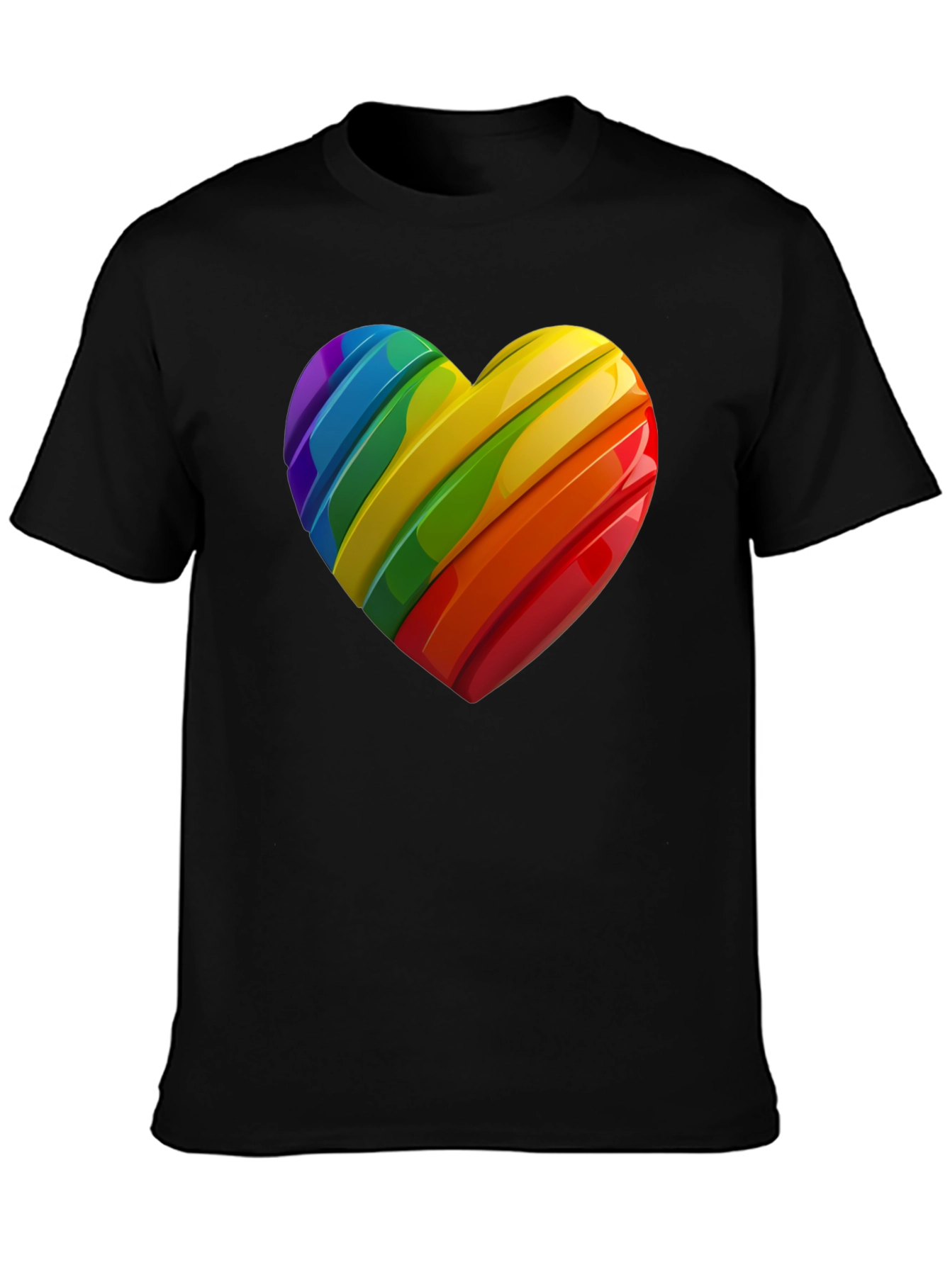 Rainbow Heart Pride T-Shirt