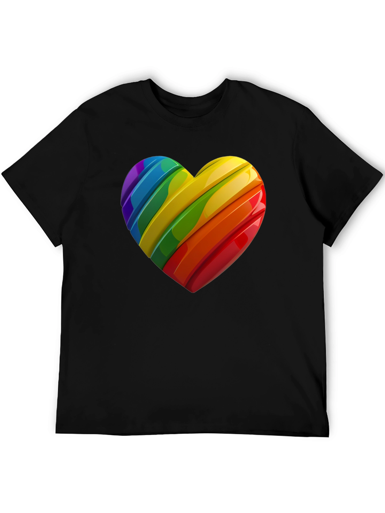 Rainbow Heart Pride T-Shirt