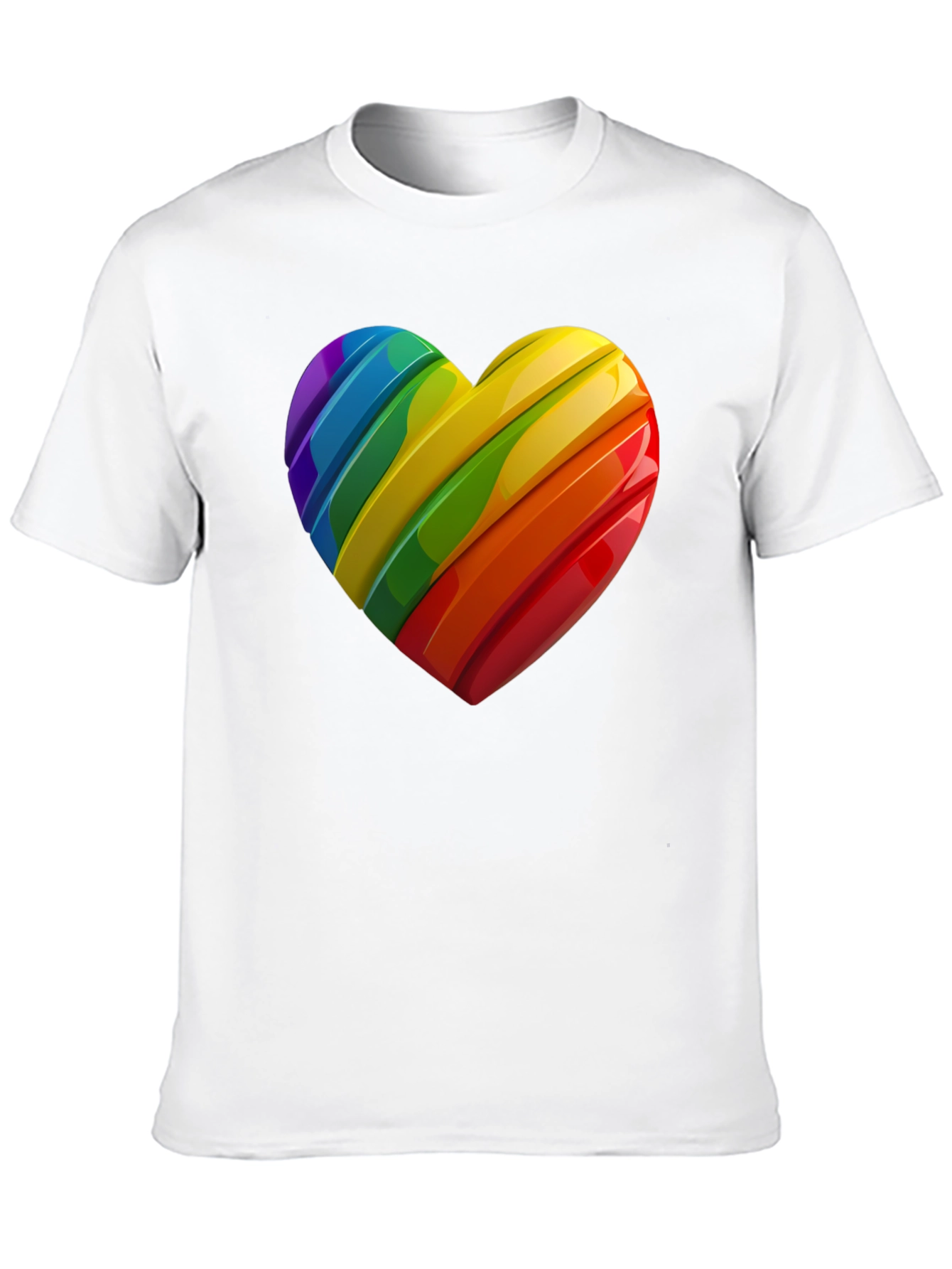 Rainbow Heart Pride T-Shirt