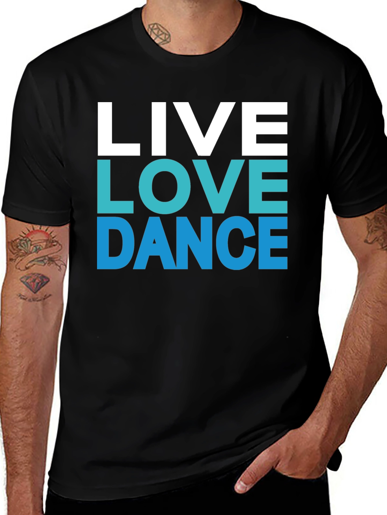 Live Love Dance Black T-Shirt