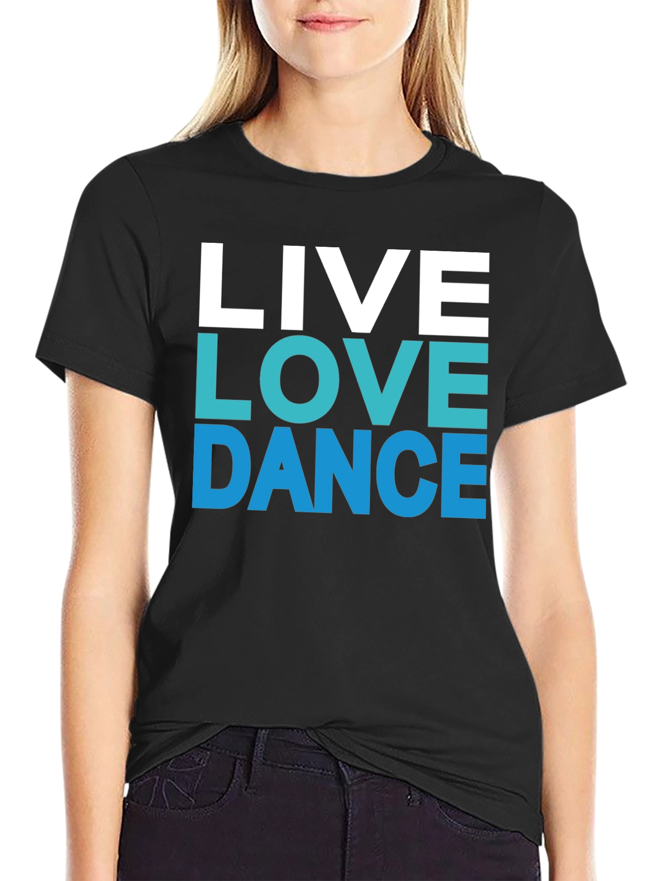 Live Love Dance Black T-Shirt