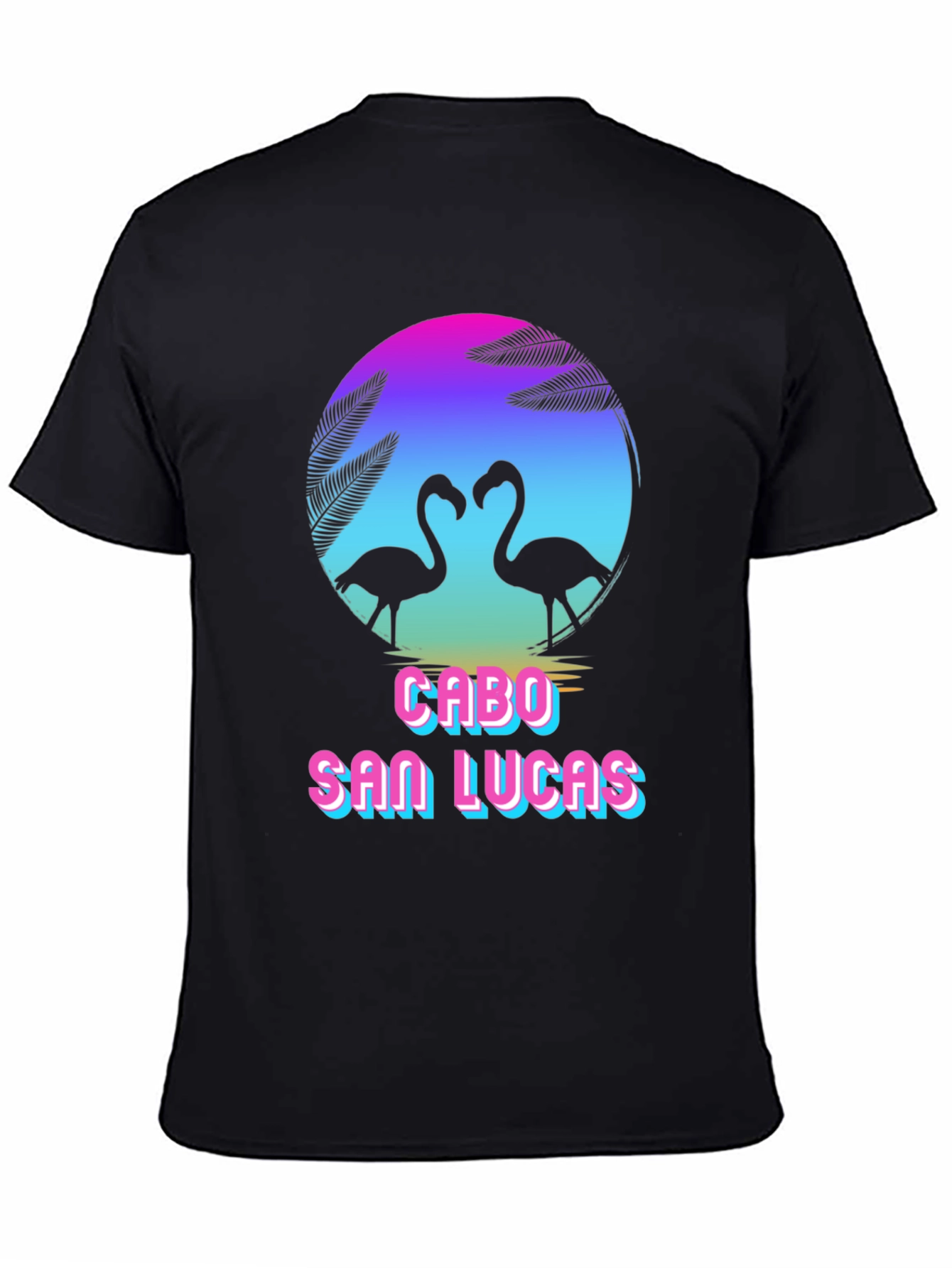 Cabo San Lucas Flamingo Graphic T-Shirt