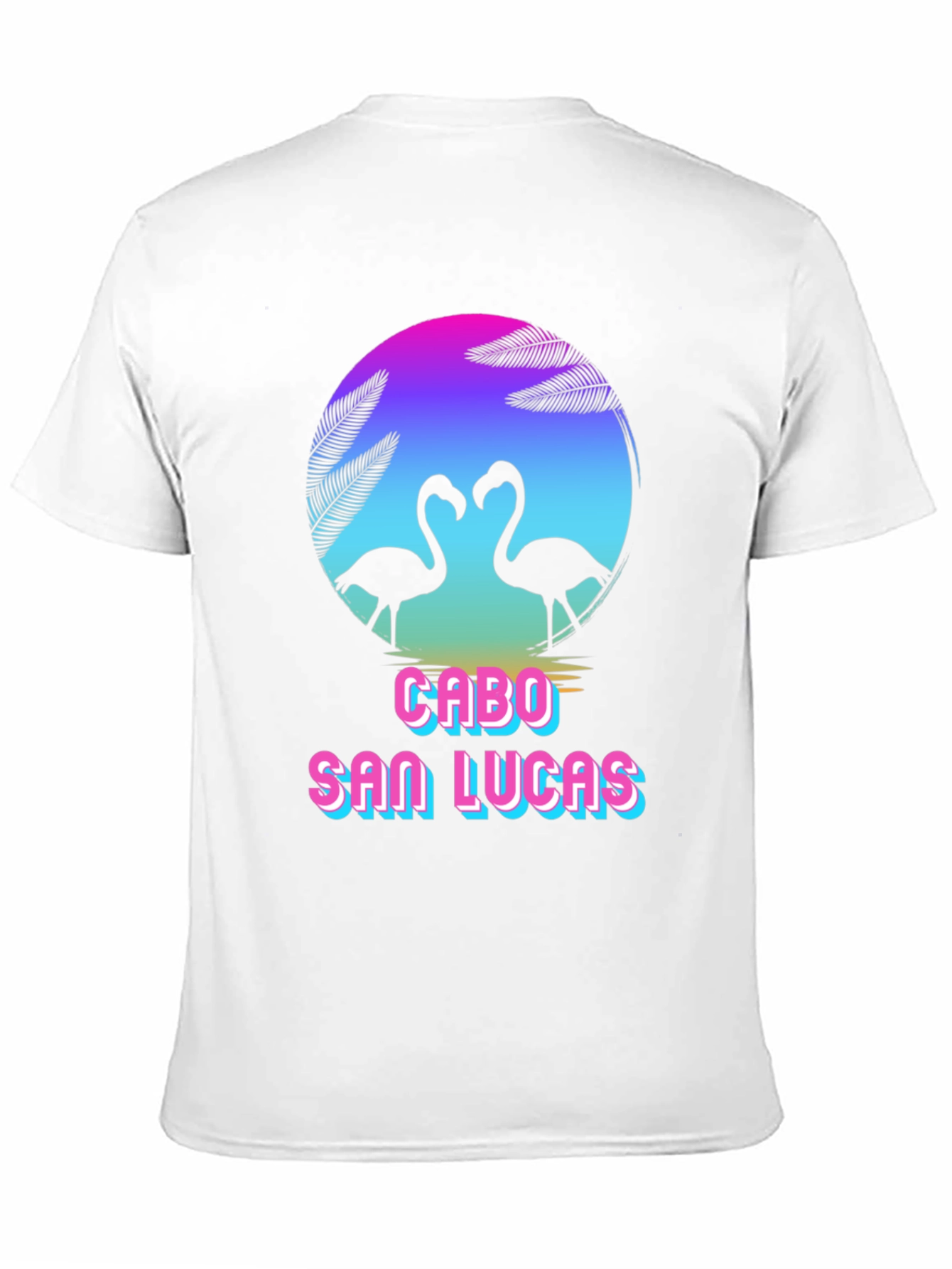 Cabo San Lucas Flamingo Graphic T-Shirt