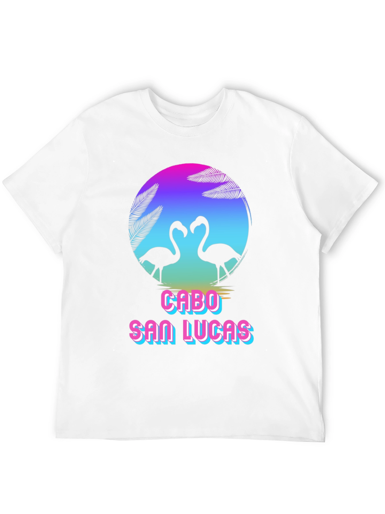 Cabo San Lucas Flamingo Graphic T-Shirt
