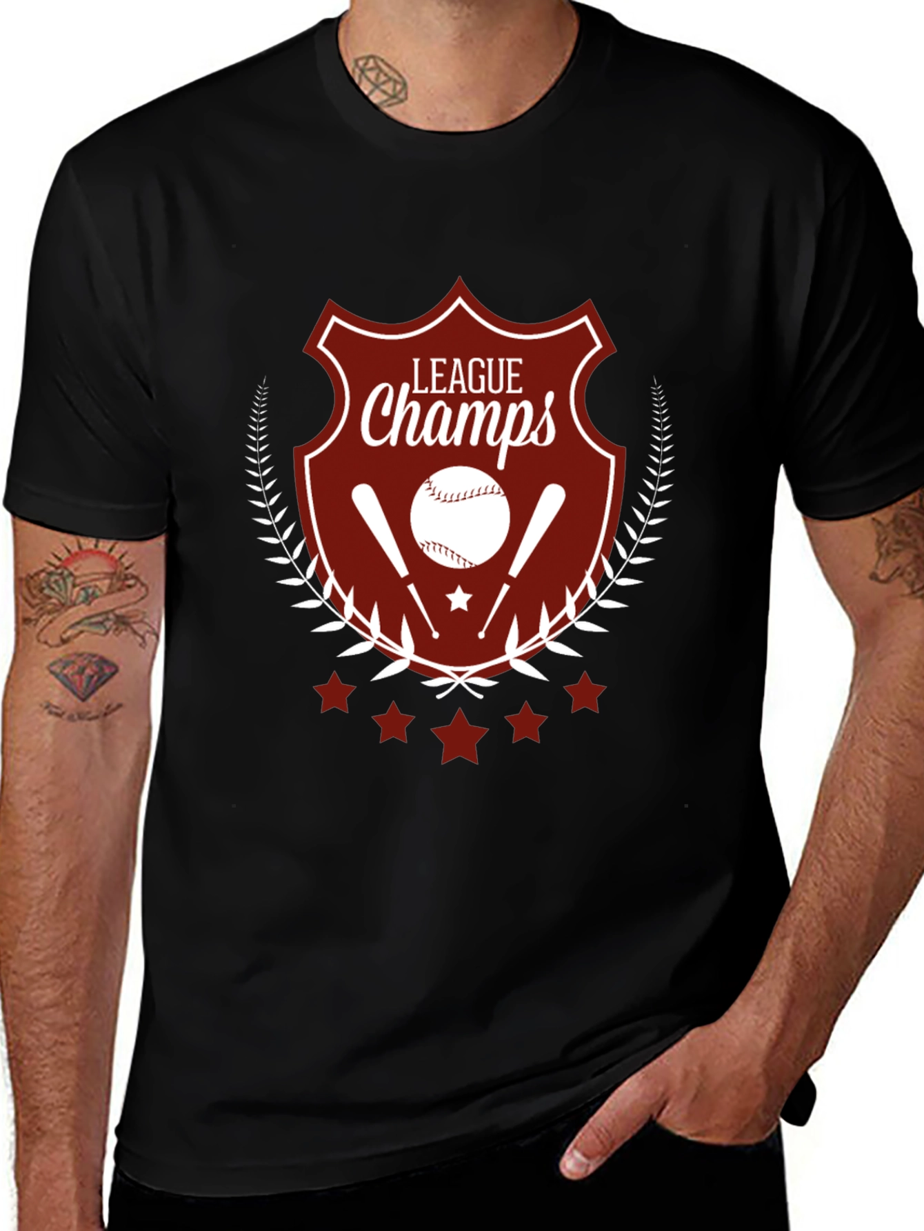 League Champs Baseball Graphic Tee