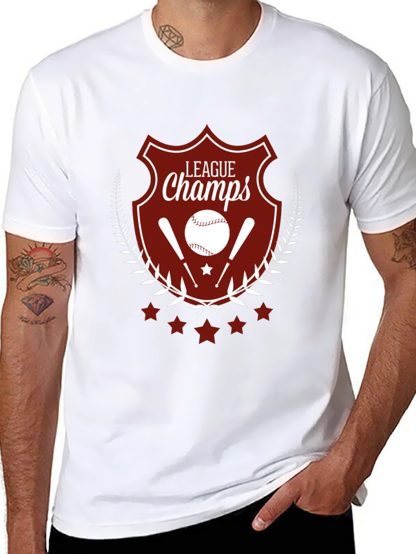 League Champs Baseball Graphic Tee