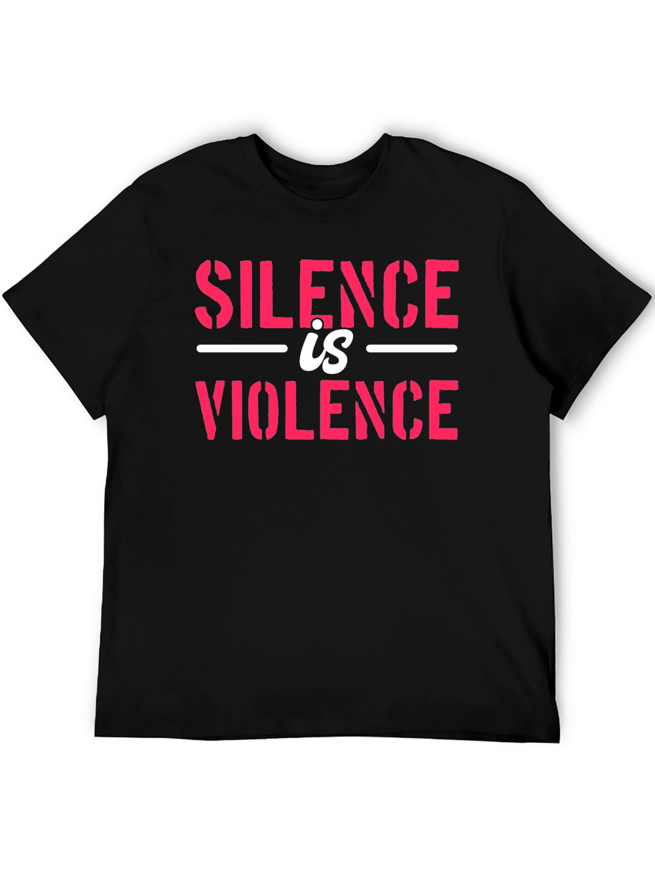 Silence is Violence Graphic Tee - Black