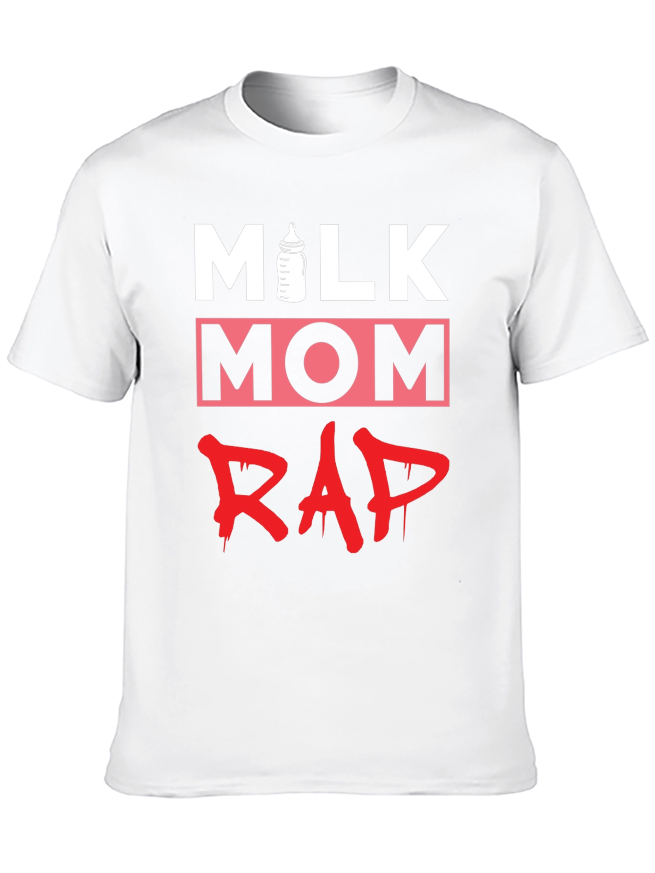 Milk Mom Rap Funny Graphic T-Shirt
