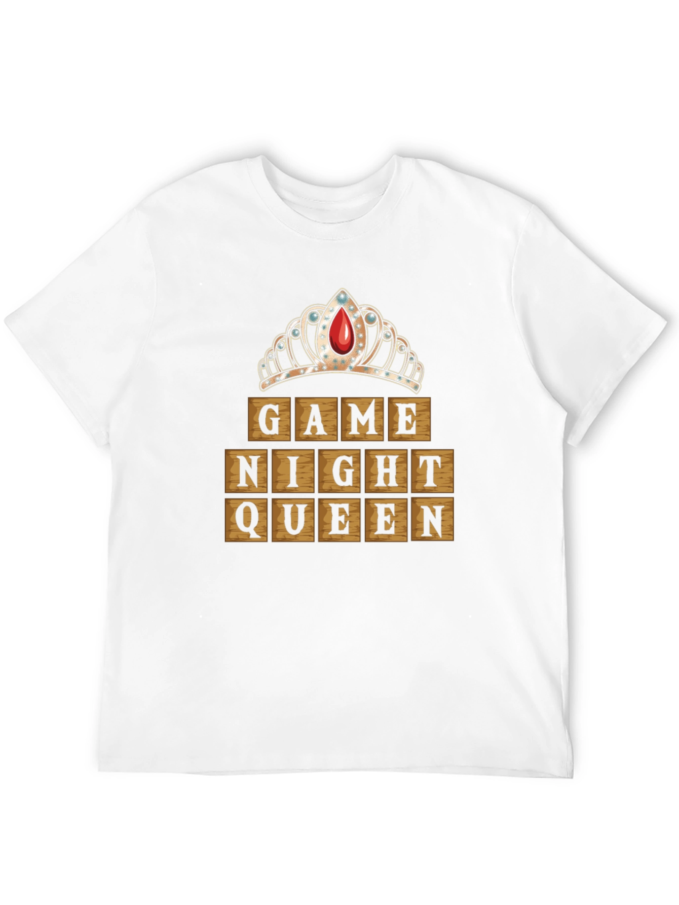 Game Night Queen Graphic Tee - Black