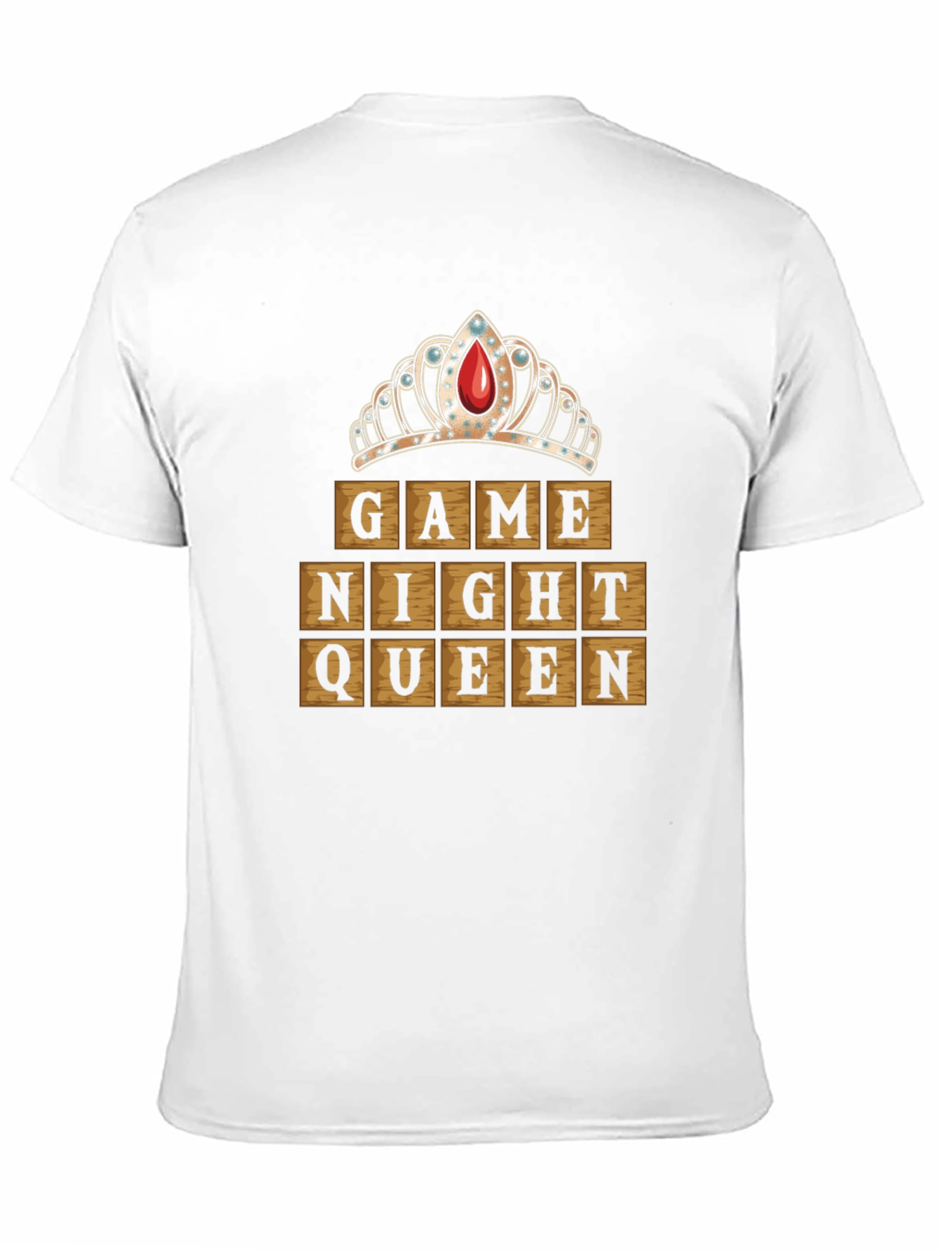 Game Night Queen Graphic Tee - Black