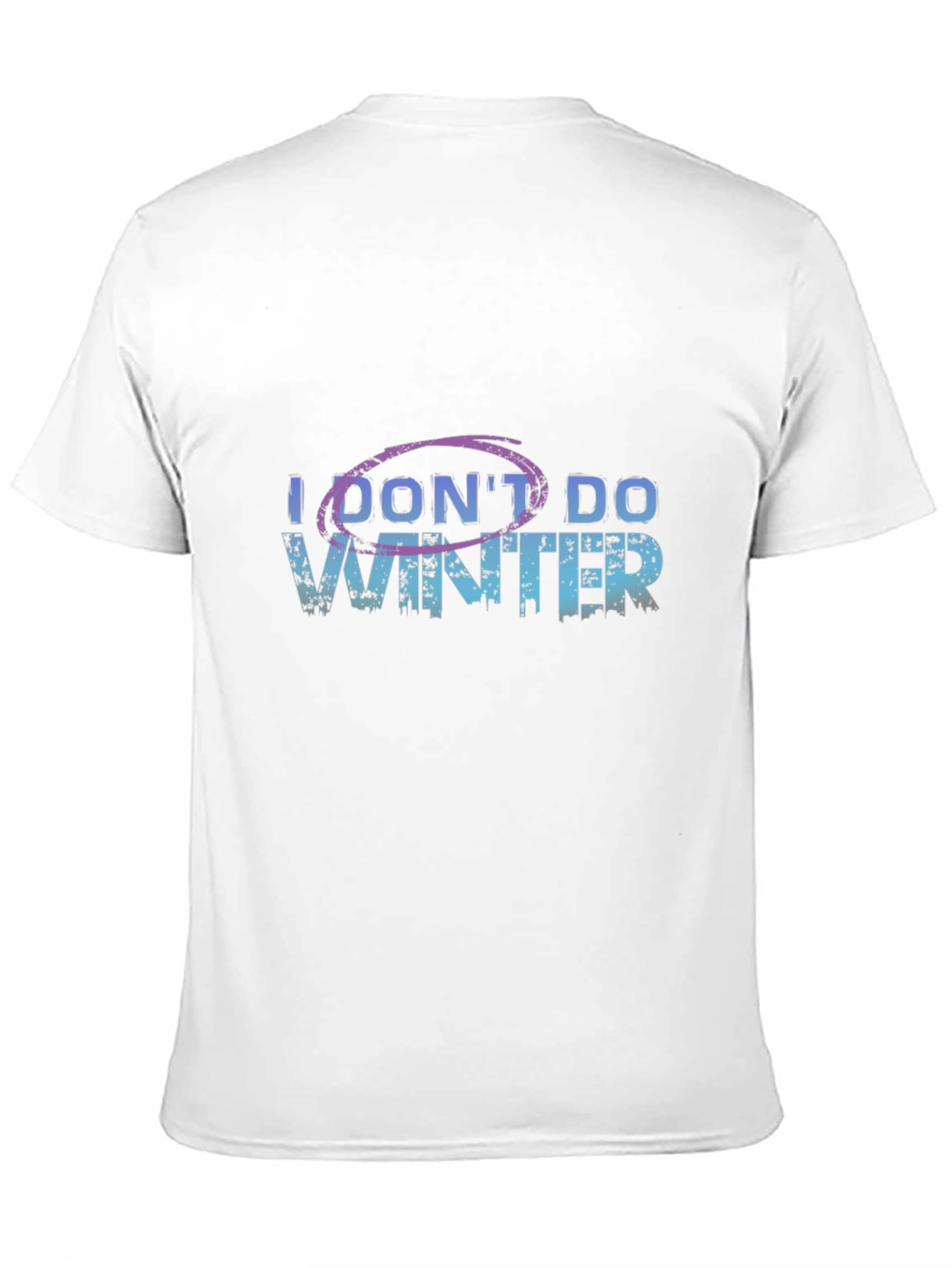 I Dont Do Winter Graphic Tee - Black