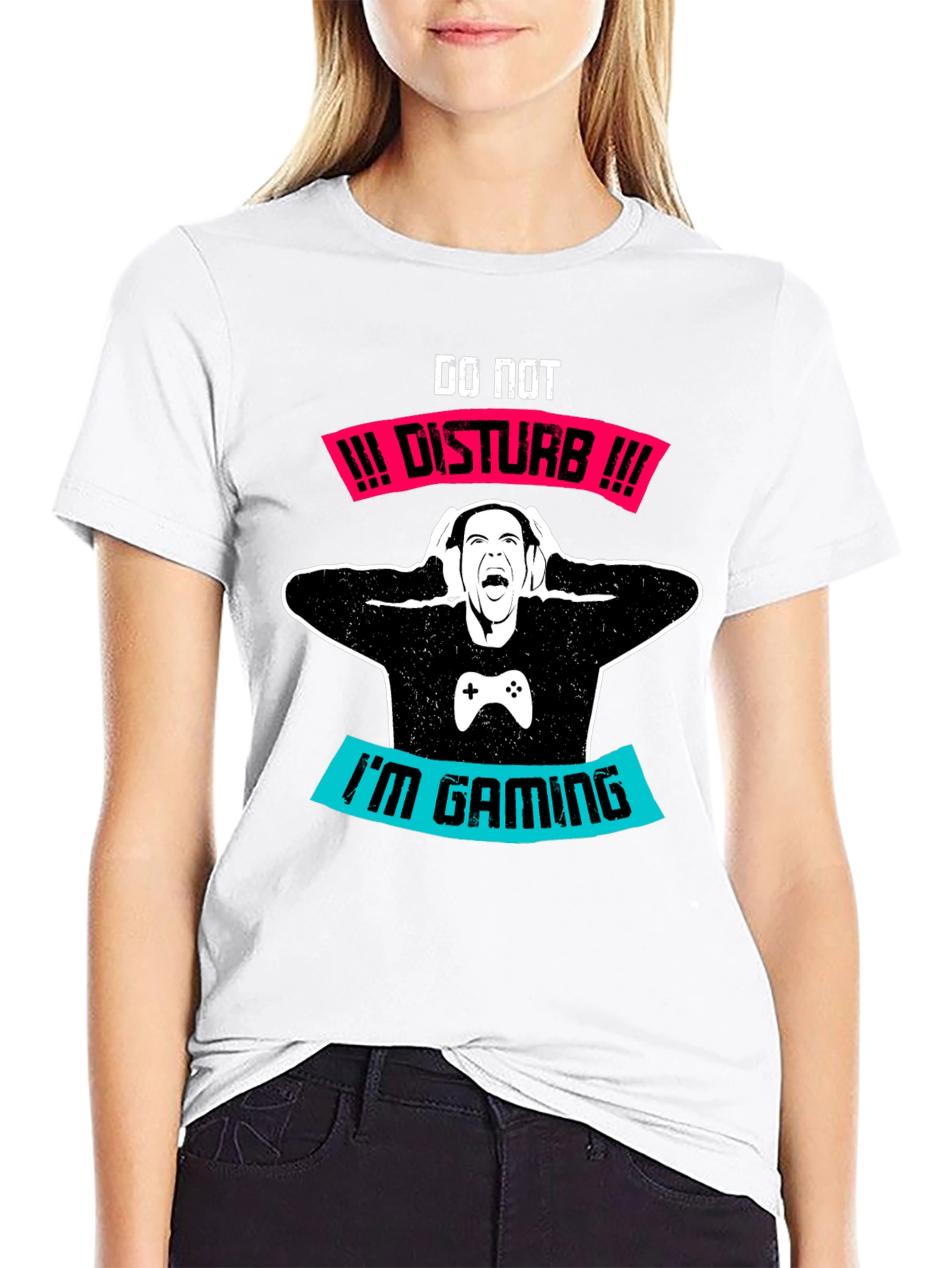 Gamer T-Shirt - Do Not Disturb Im Gaming Tee