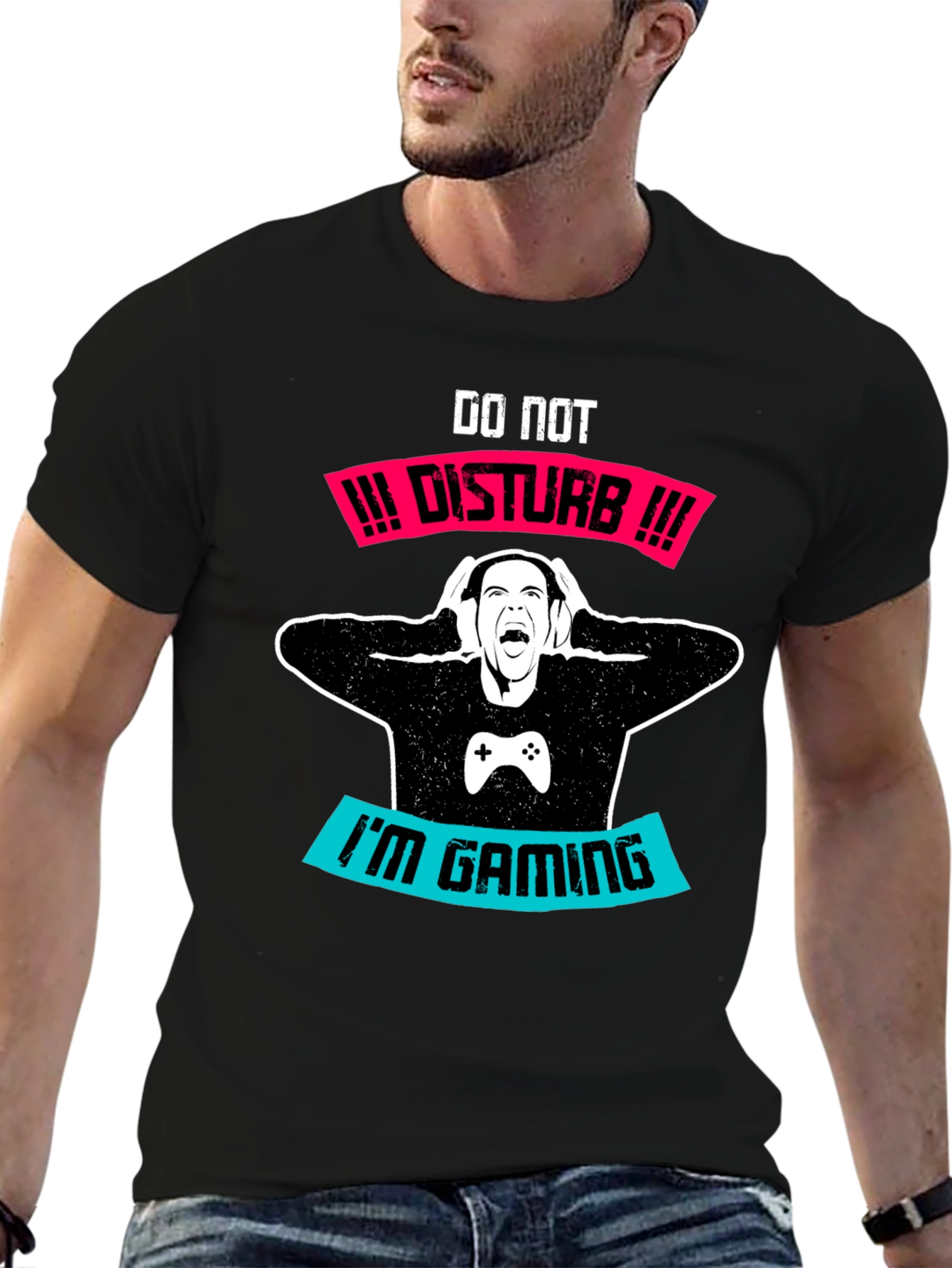 Gamer T-Shirt - Do Not Disturb Im Gaming Tee