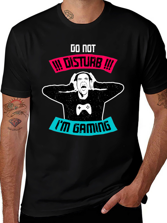 Gamer T-Shirt - Do Not Disturb Im Gaming Tee