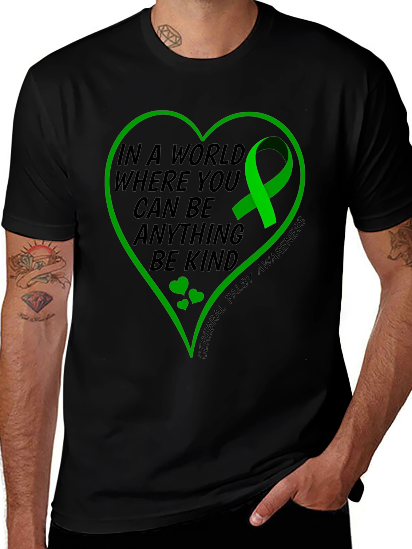 Cerebral Palsy Awareness T-Shirt: Kindness Design