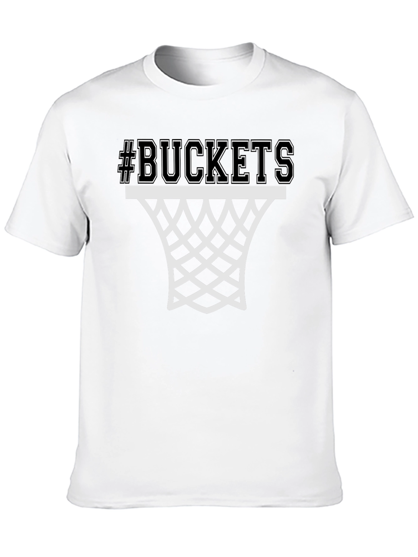 Buckets Graphic Tee - Basketball Fan Shirt