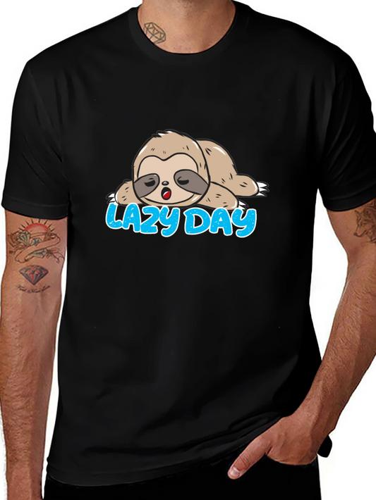 Lazy Day Sloth Graphic Tee