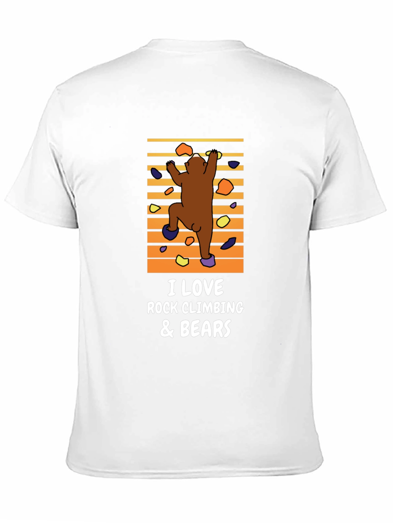 Rock Climbing Bear Graphic Tee