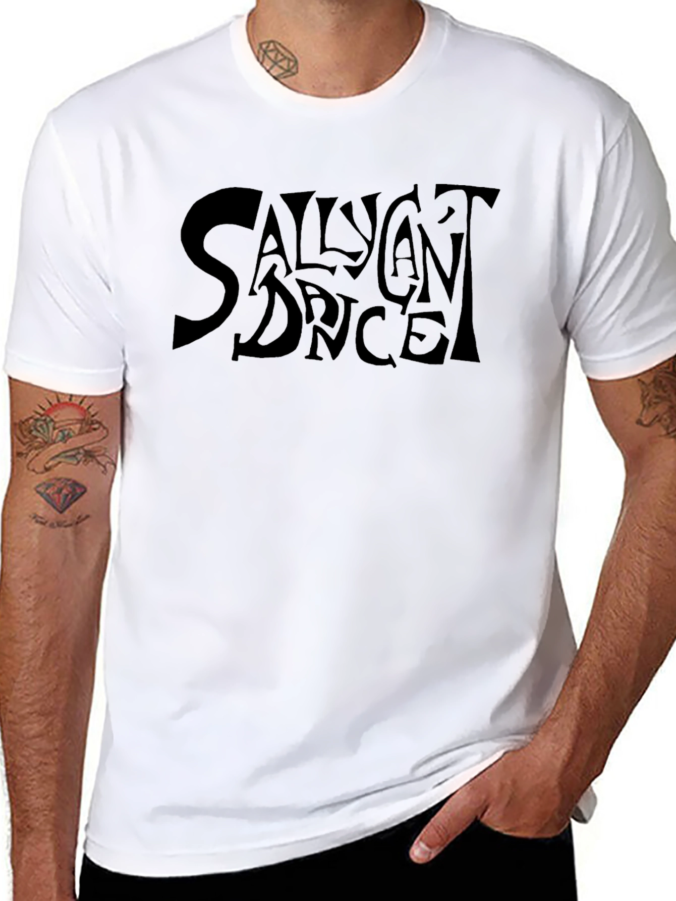 Sallycant Dance Graphic Black T-Shirt