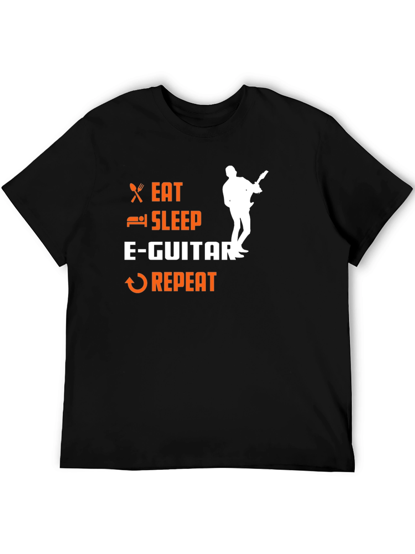 Eat Sleep E-Guitar Repeat T-Shirt