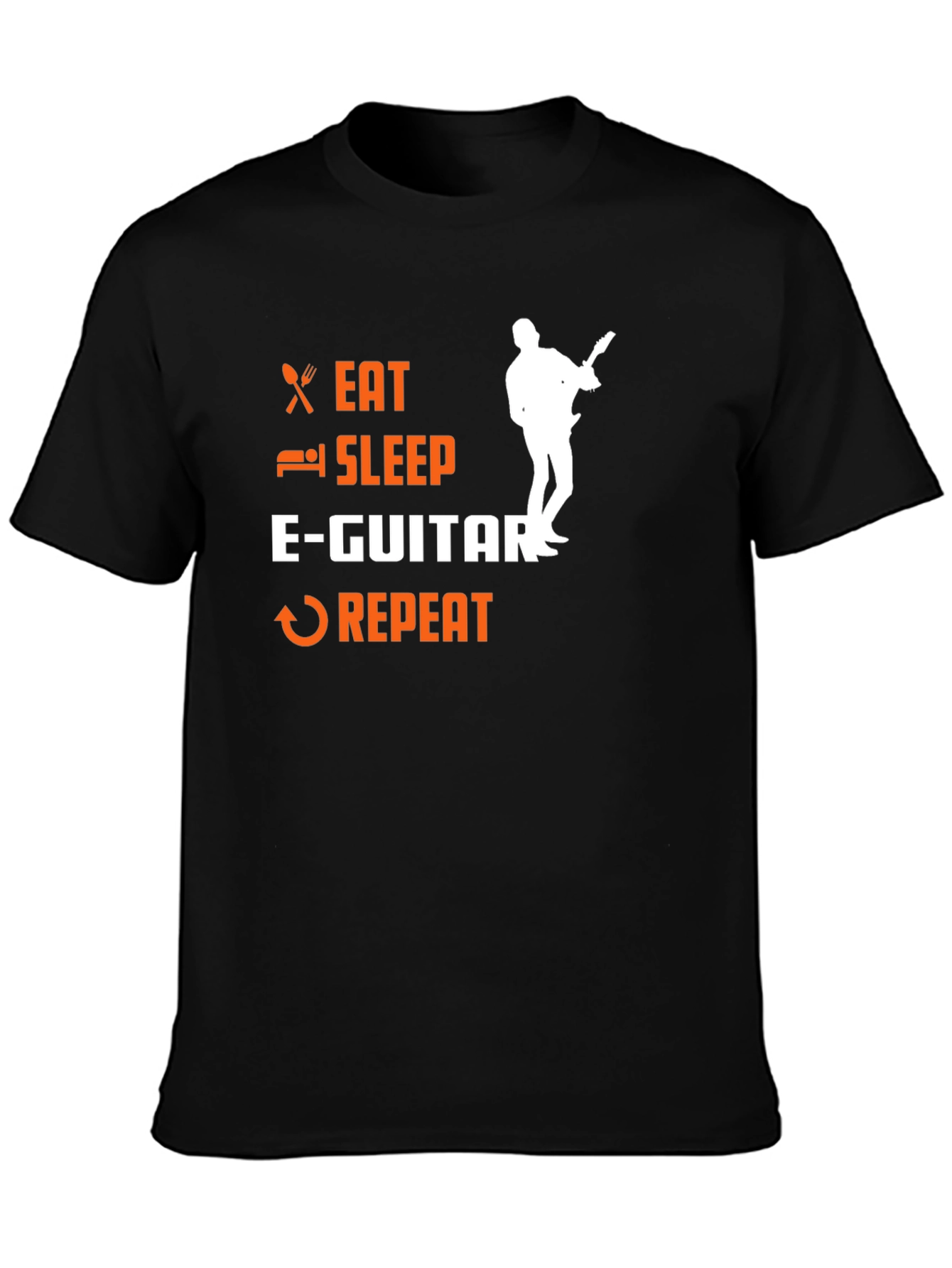 Eat Sleep E-Guitar Repeat T-Shirt