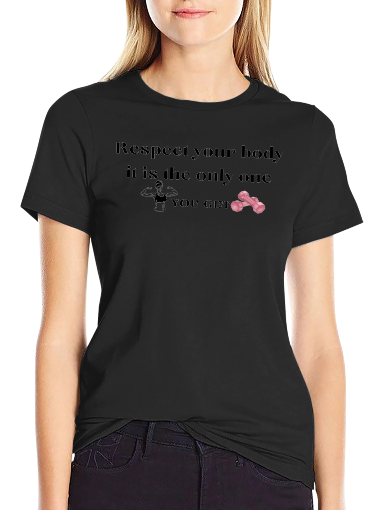 Respect Your Body T-Shirt - Fitness Motivation
