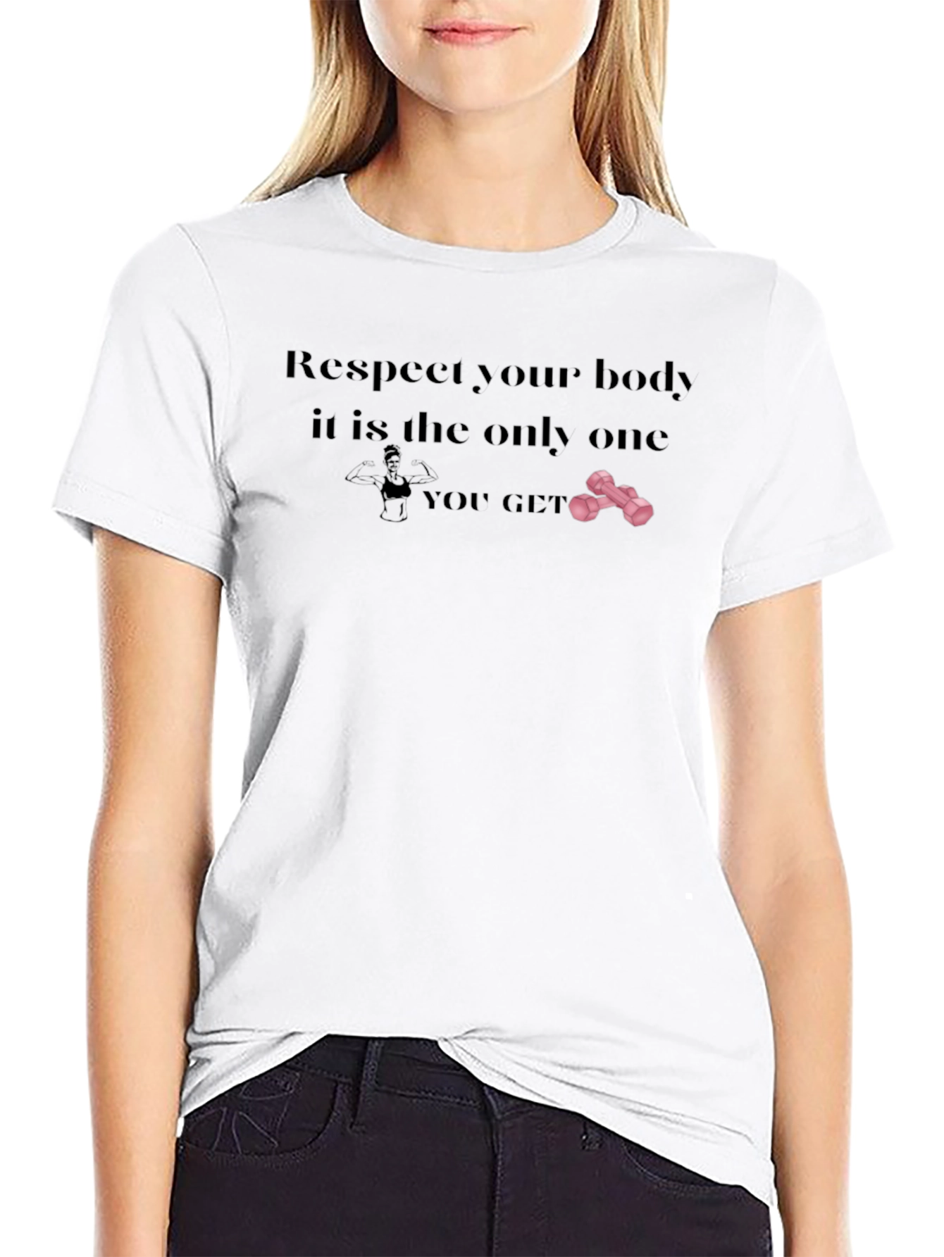 Respect Your Body T-Shirt - Fitness Motivation