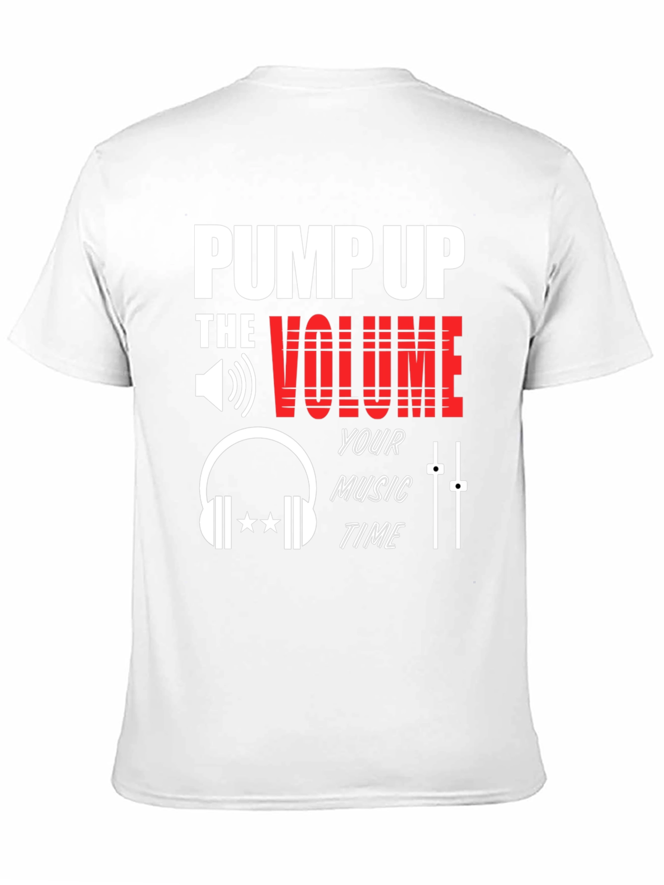 Pump Up The Volume Graphic T-Shirt