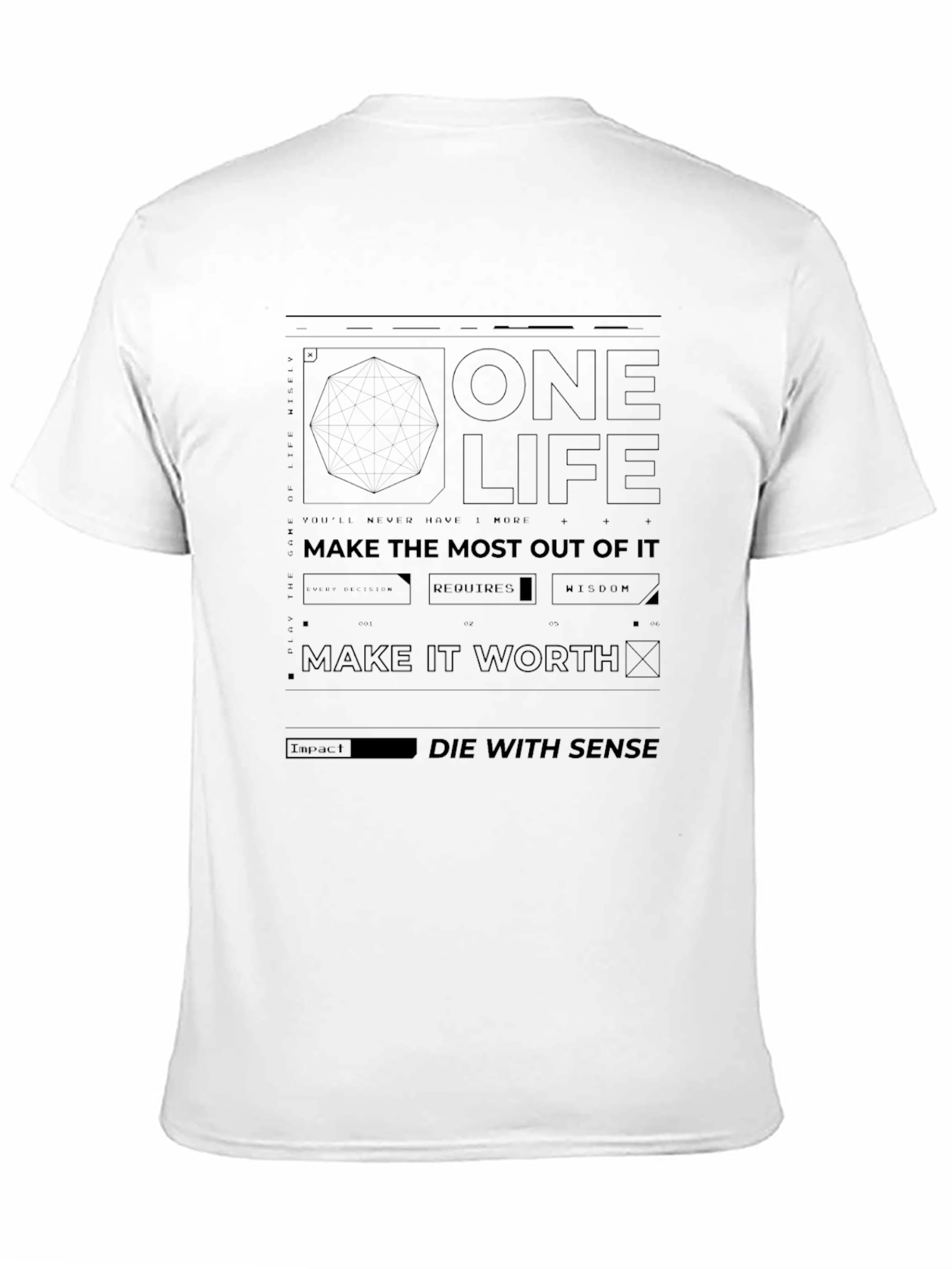 One Life Graphic Tee - Black