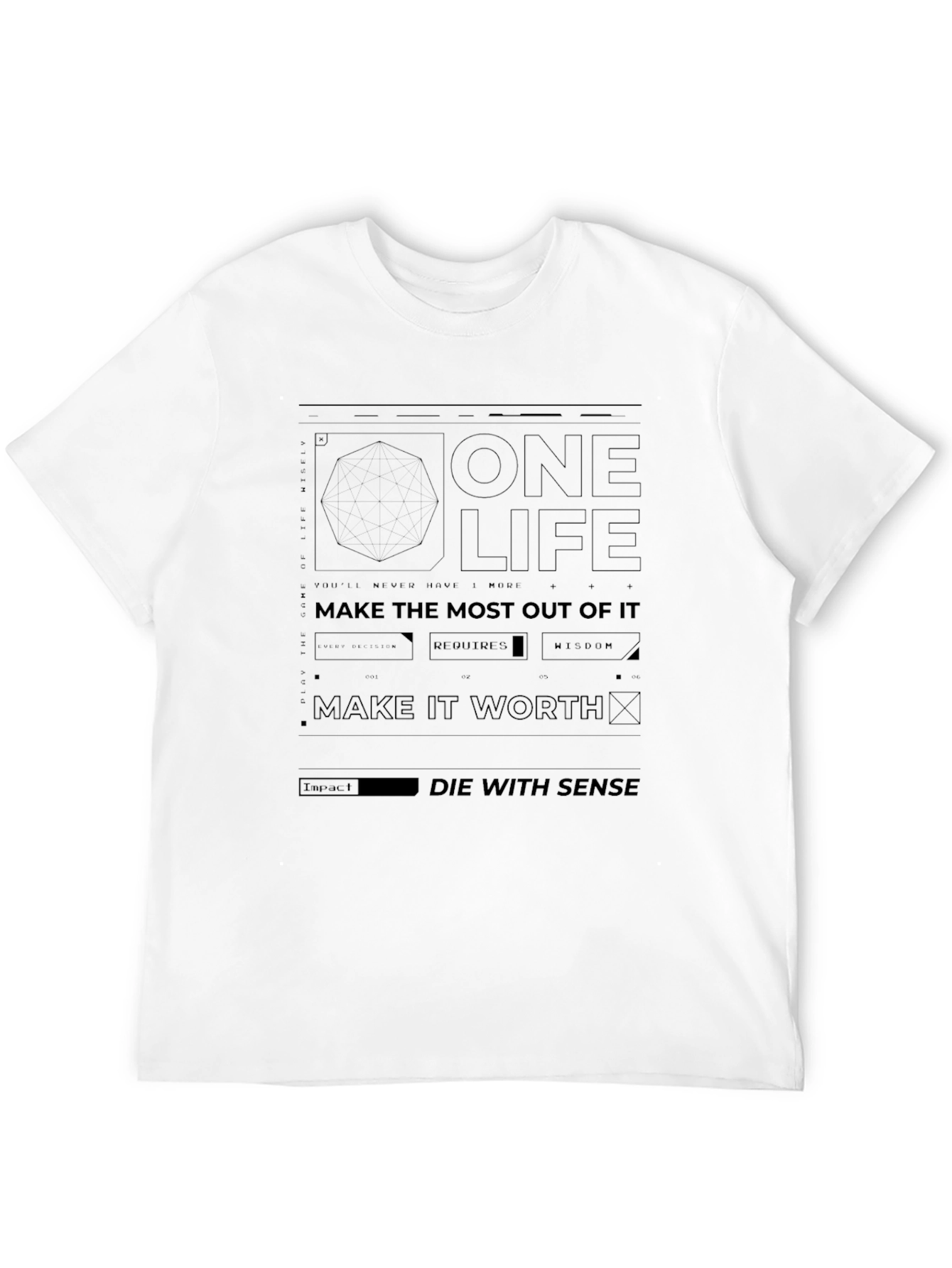 One Life Graphic Tee - Black