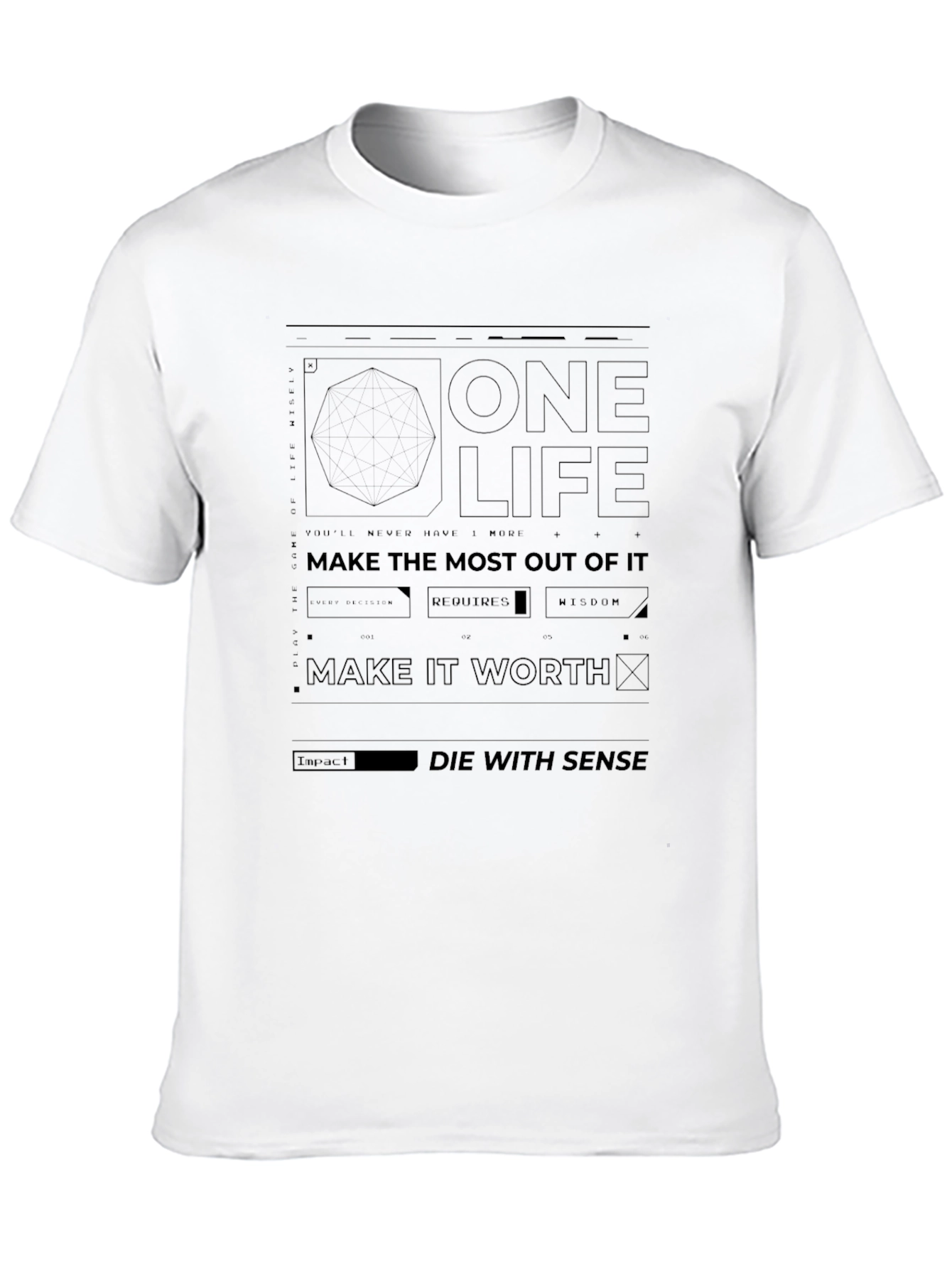 One Life Graphic Tee - Black