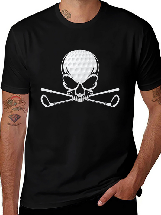 Golf Skull T-Shirt - Golfer Gift