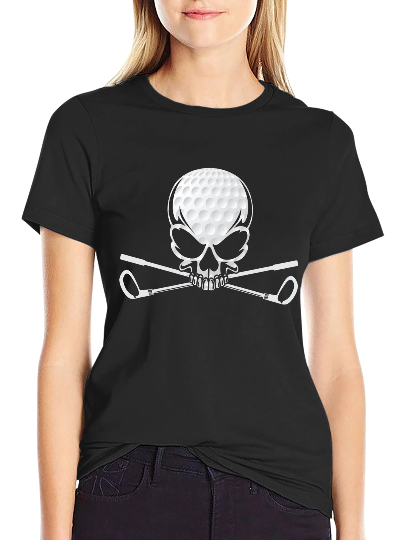 Golf Skull T-Shirt - Golfer Gift