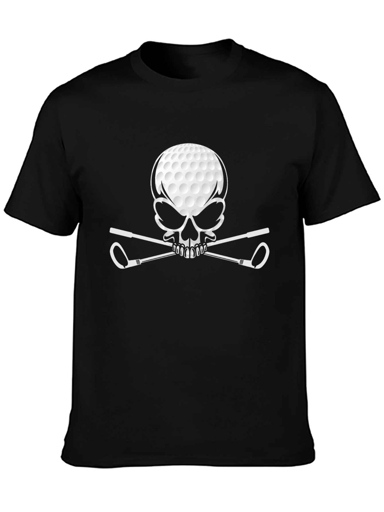Golf Skull T-Shirt - Golfer Gift