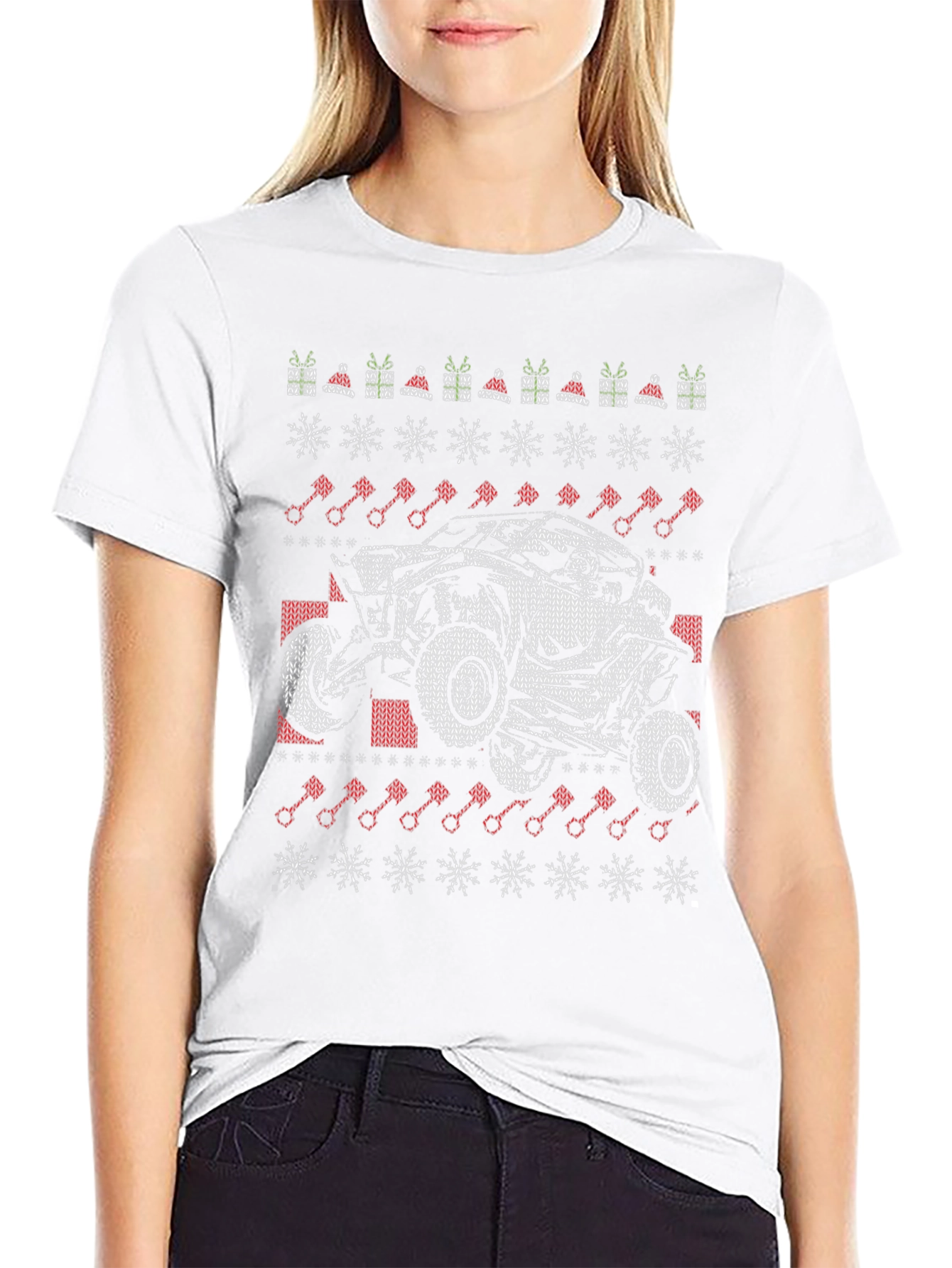 Off-Road Vehicle Christmas Sweater Tee